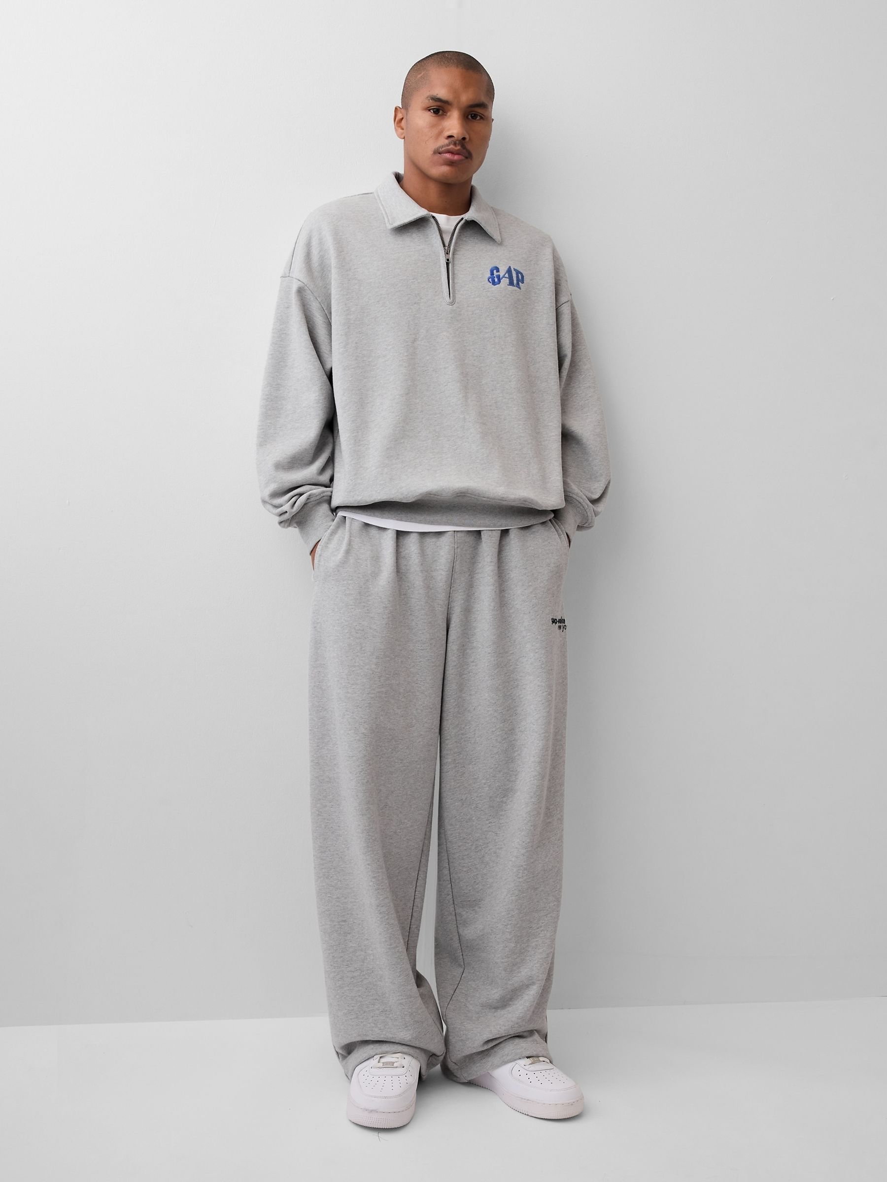 Gap x Awake NY Grey Heavyweight Baggy Joggers - Image 4 of 6