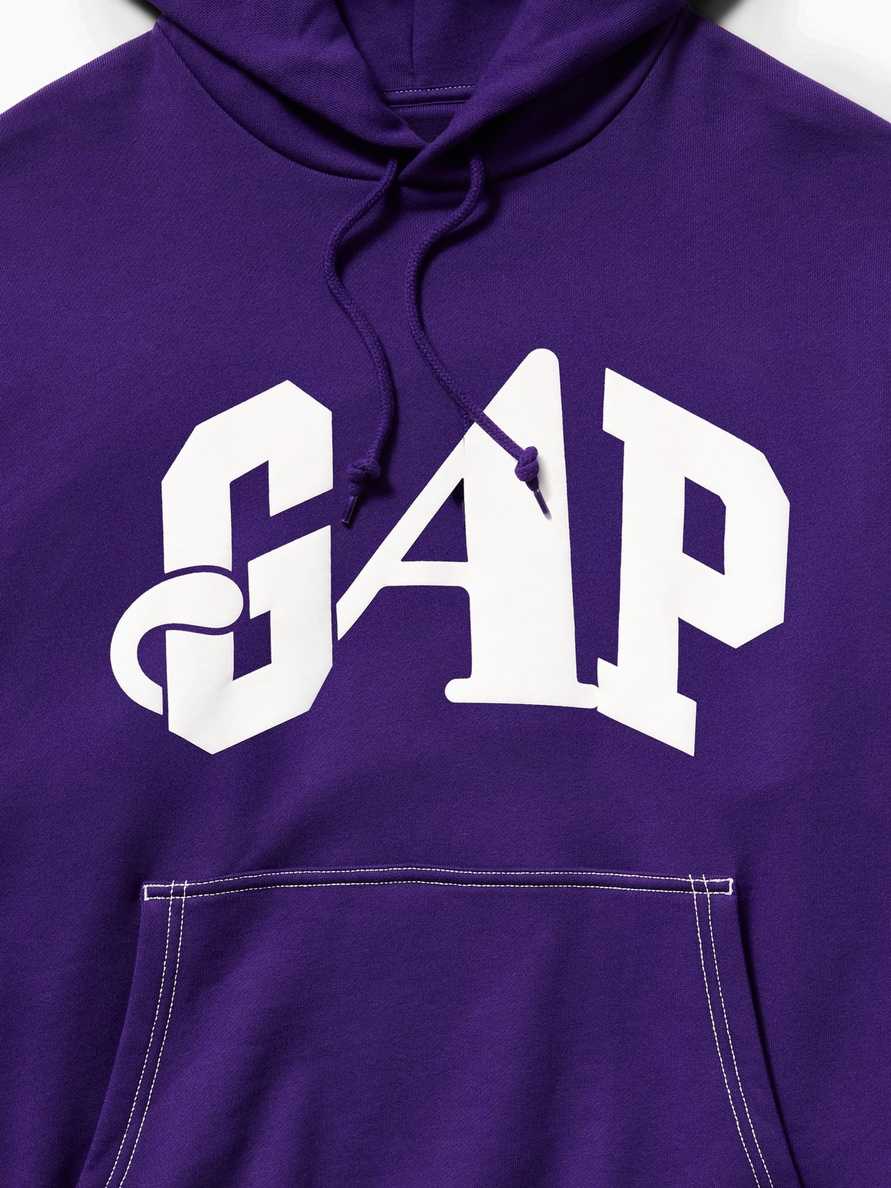 Gap x Awake NY Purple Heavyweight Oversized Logo Hoodie - Image 4 of 5