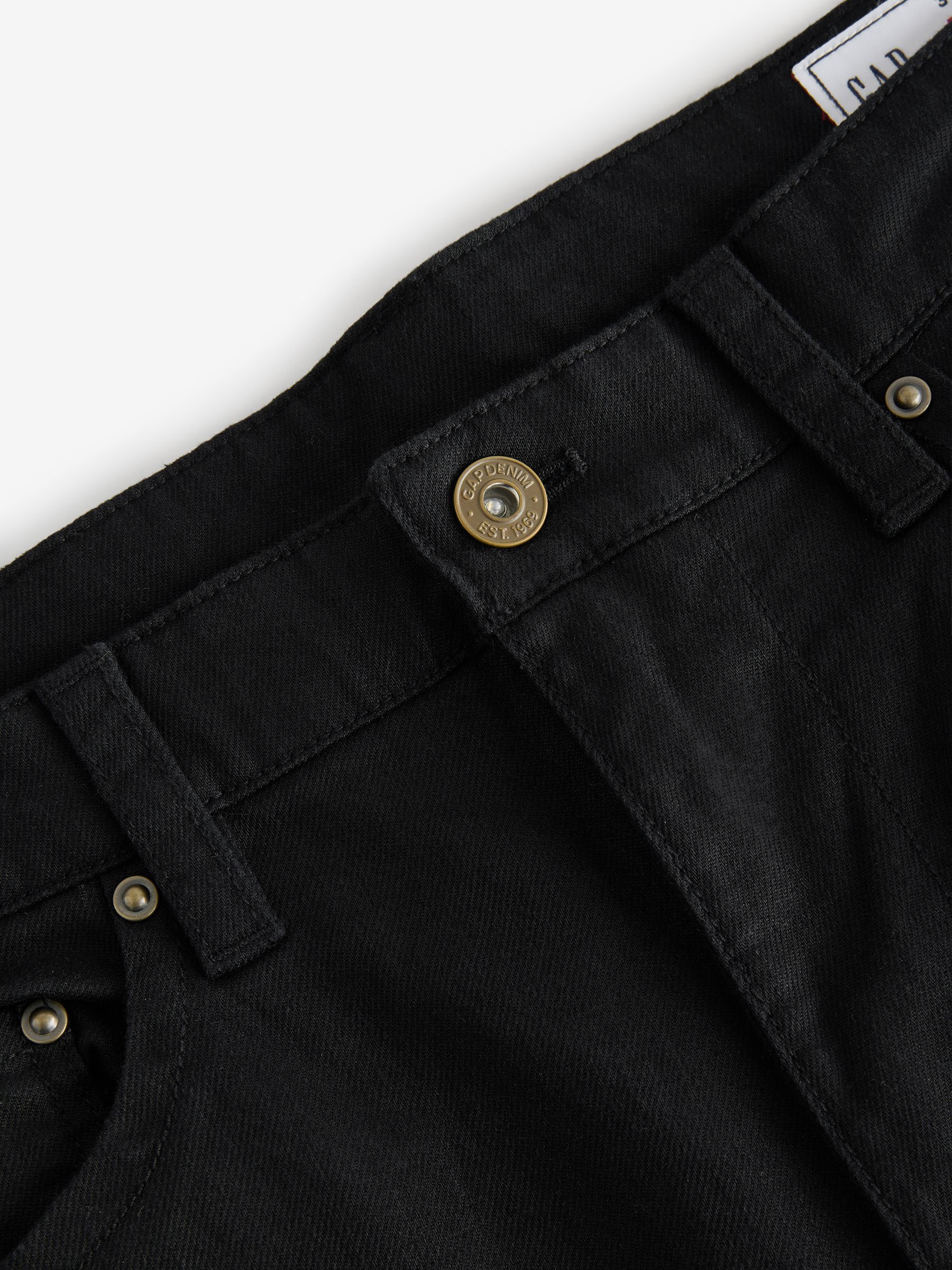 Black Linen-Cotton Relaxed Straight Trousers - Image 4 of 5