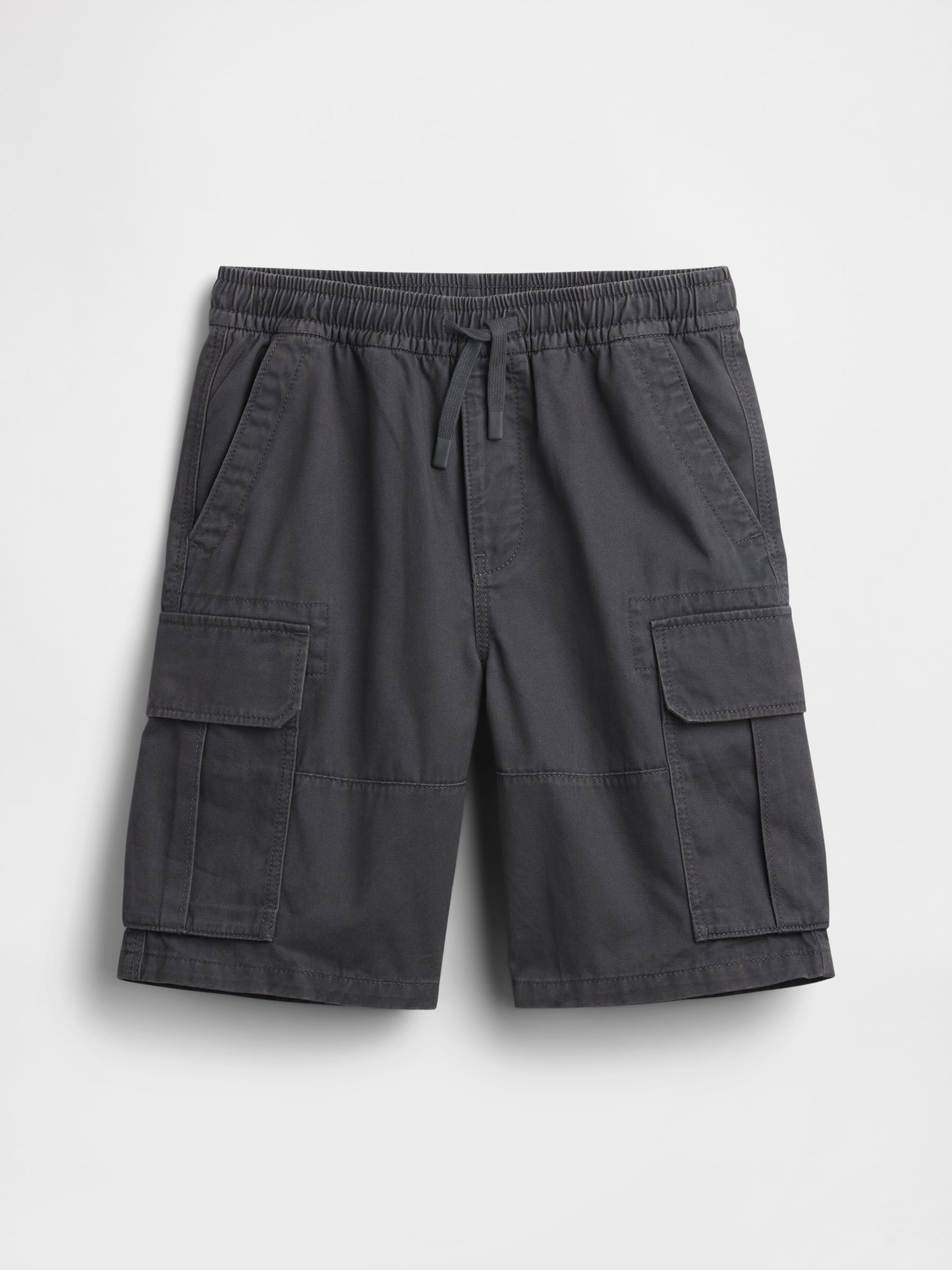 Grey Relaxed Easy Cargo Shorts - Image 4 of 5
