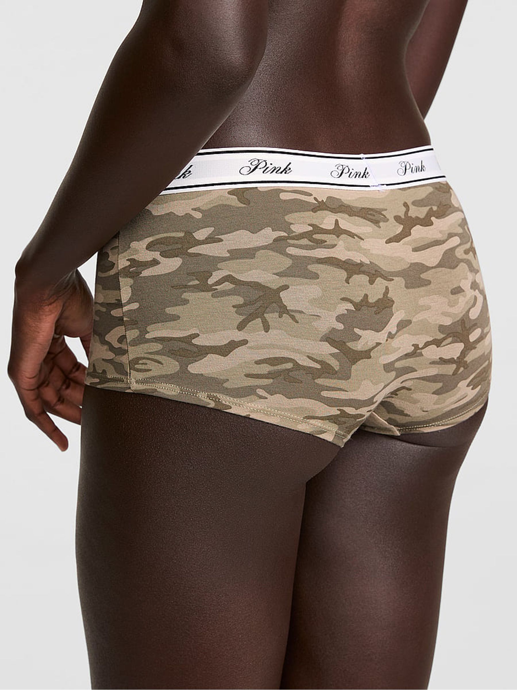 Green Camo High Waist Cotton Logo Knickers - Image 2 of 2