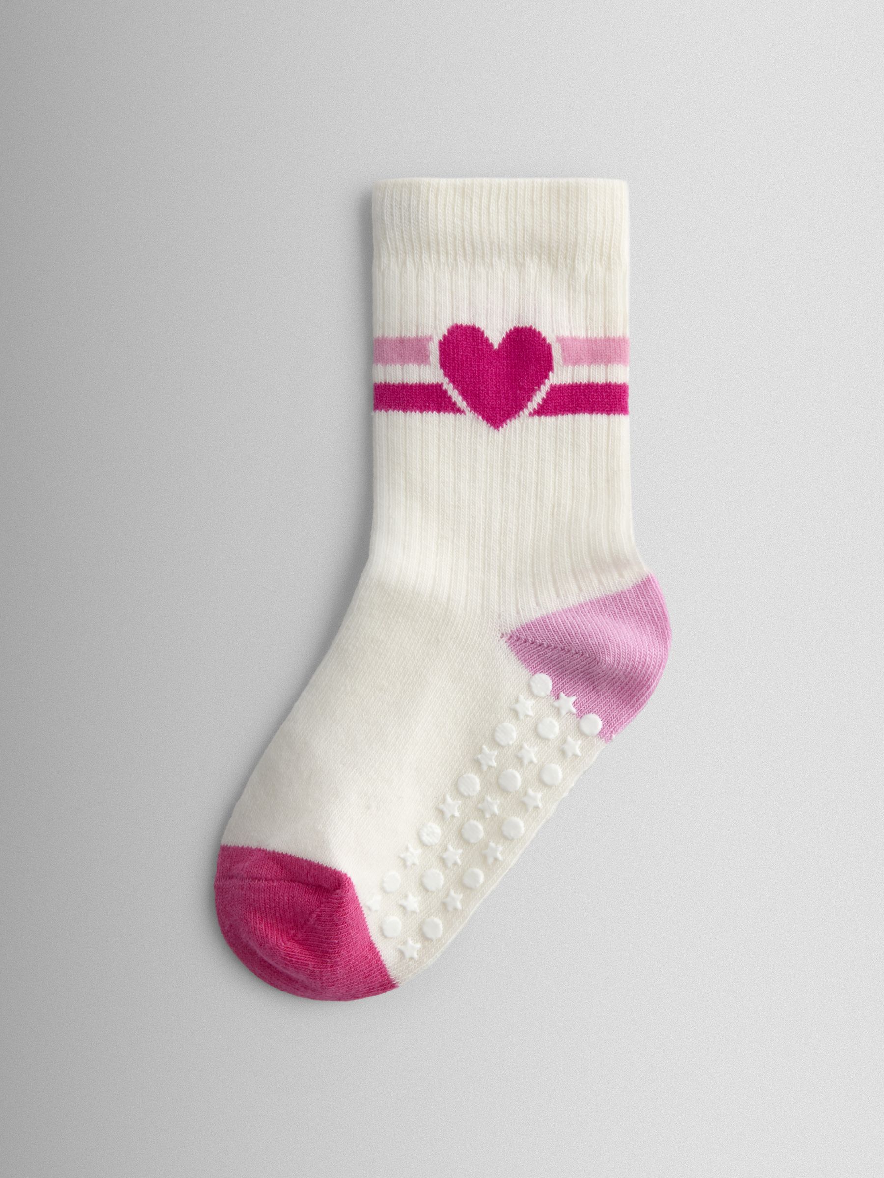 Pink 5-Pack Heart Socks - Image 4 of 7