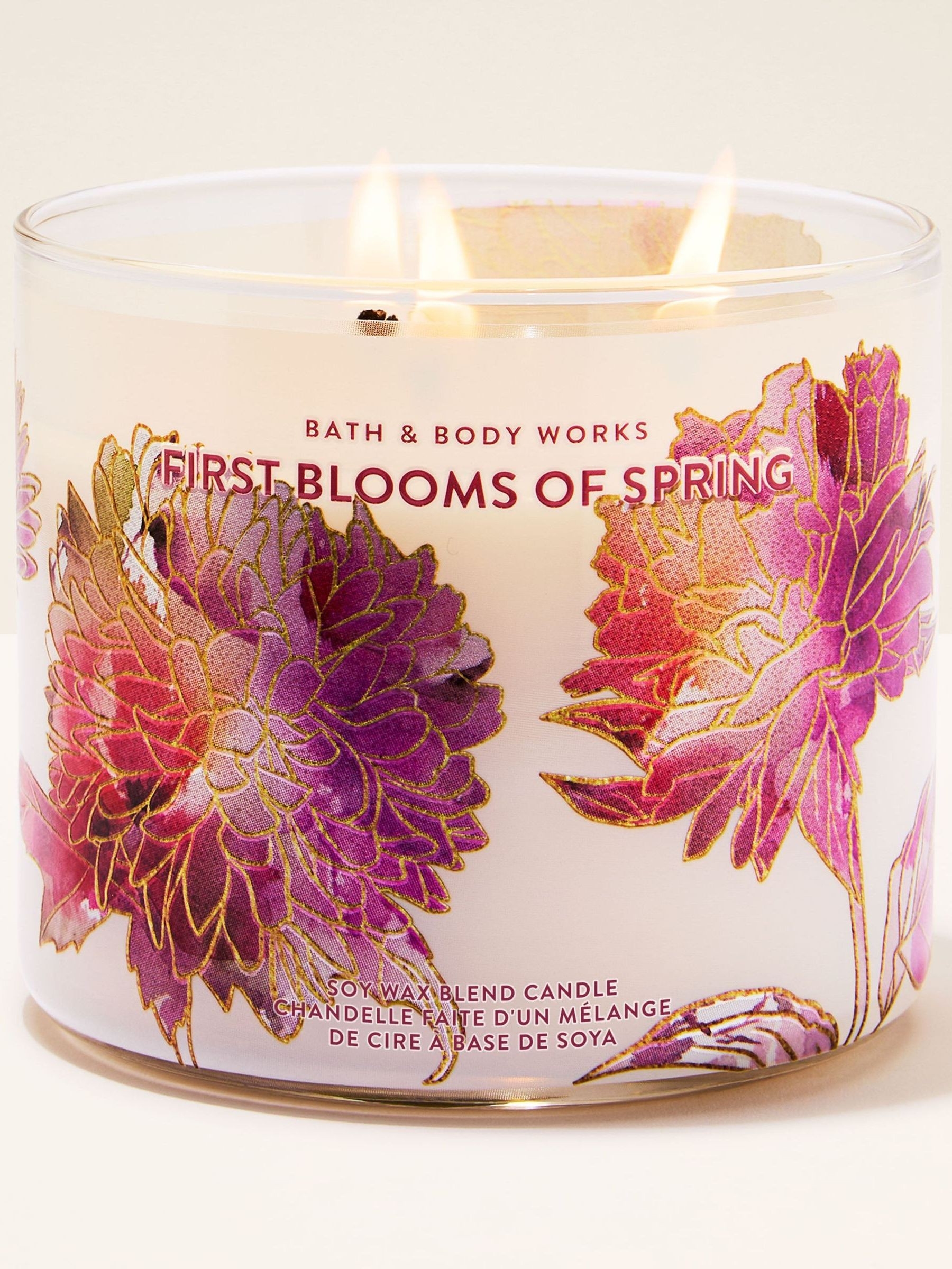 First Blooms Of Spring Candle 411g 3 Wick - Image 1 of 2