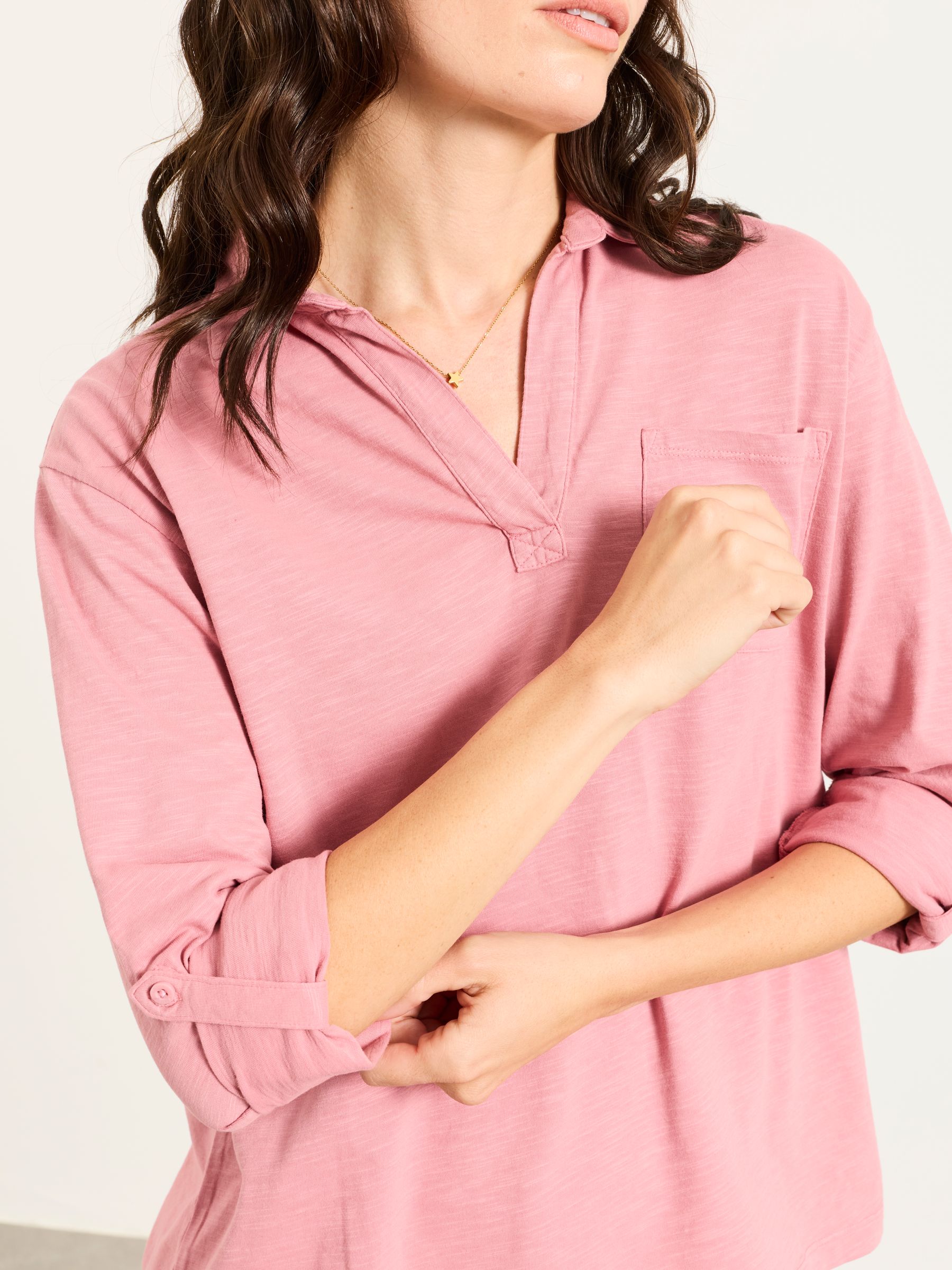Paige Pink Jersey Shirt - Image 4 of 4