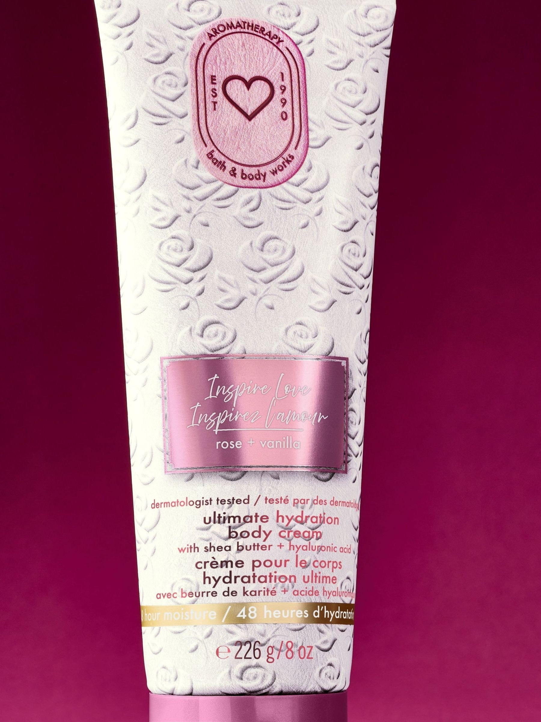Rose & Vanilla Ultimate Hydration Body Cream 226g - Image 2 of 3