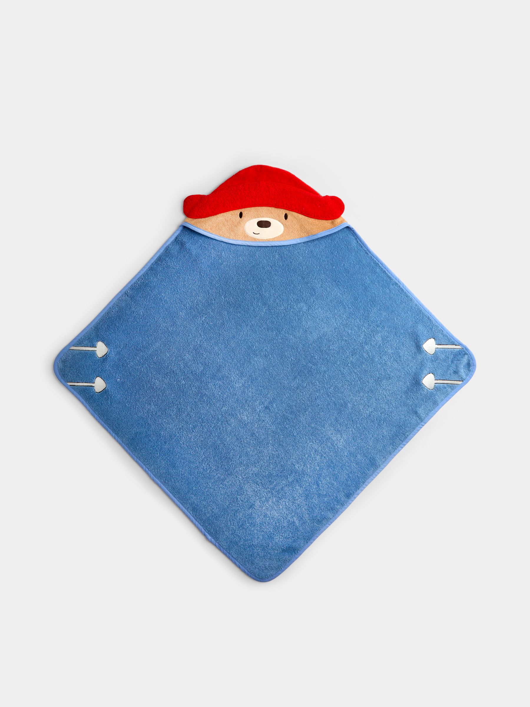 Mid Blue Paddington Baby Hooded Towel - Image 2 of 4