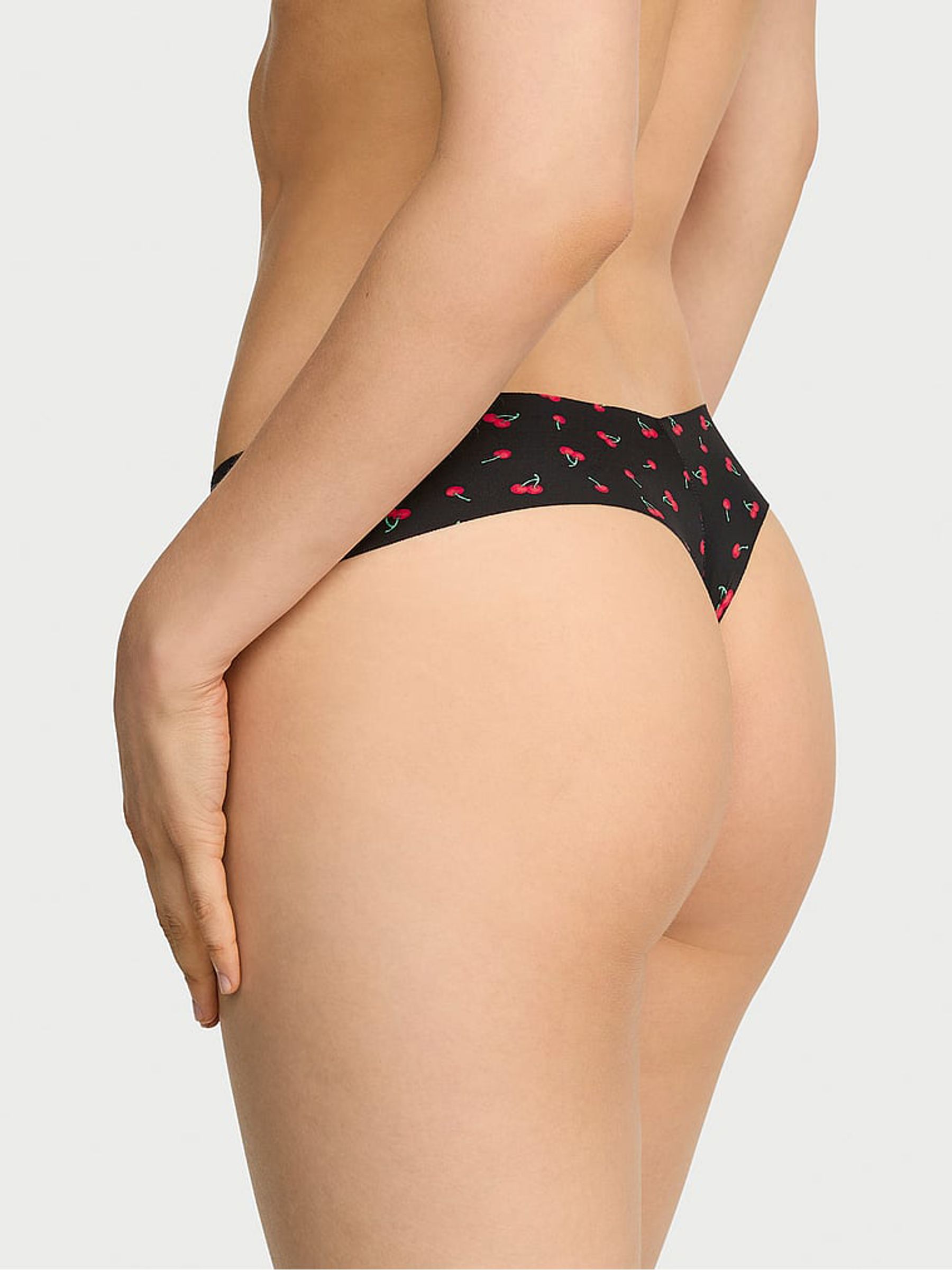 Black Cherries Thong Knickers - Image 2 of 2