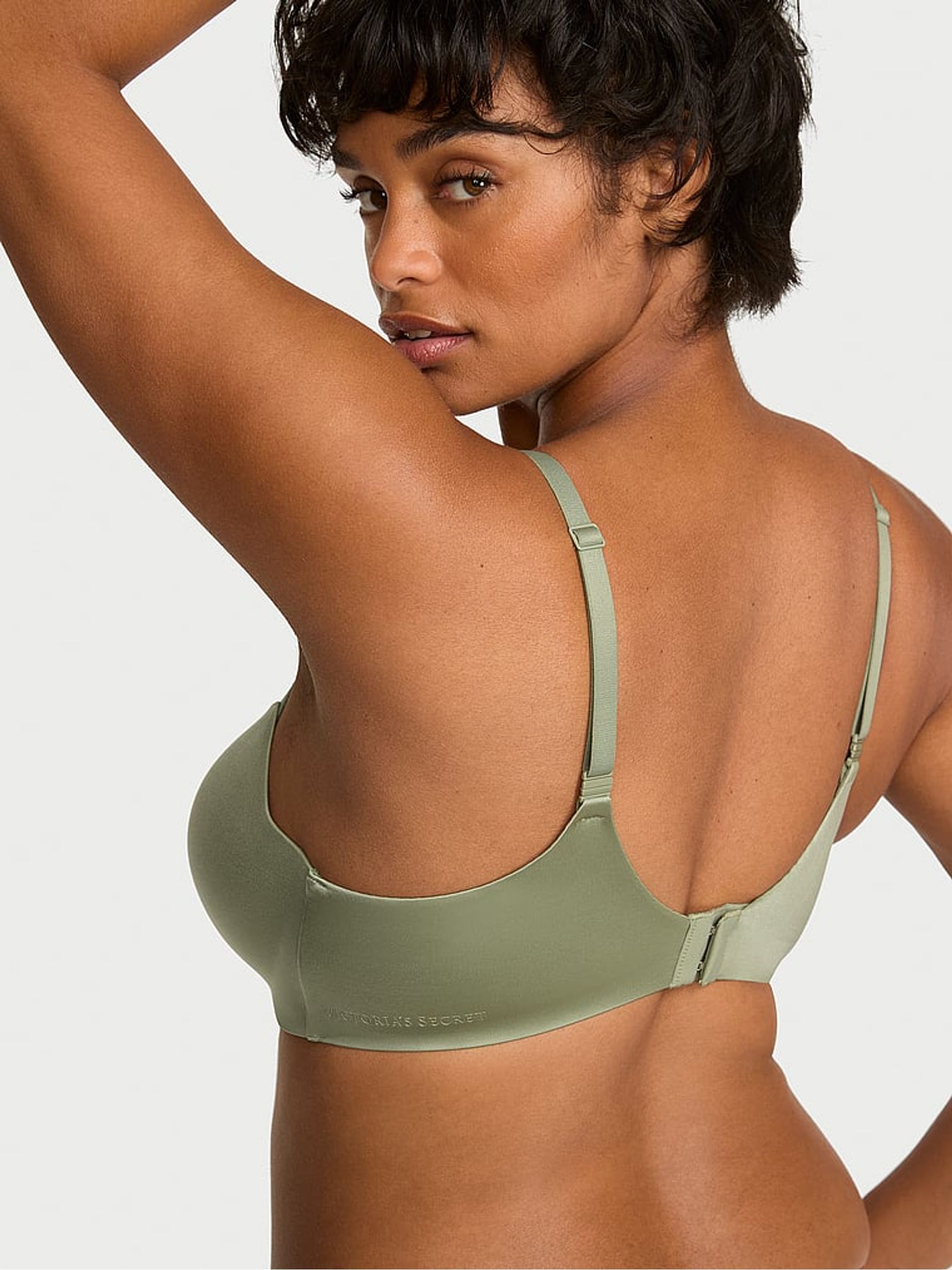 Fall Sage Green Lightly Lined Balcony Flexfactor Bra - Image 3 of 3