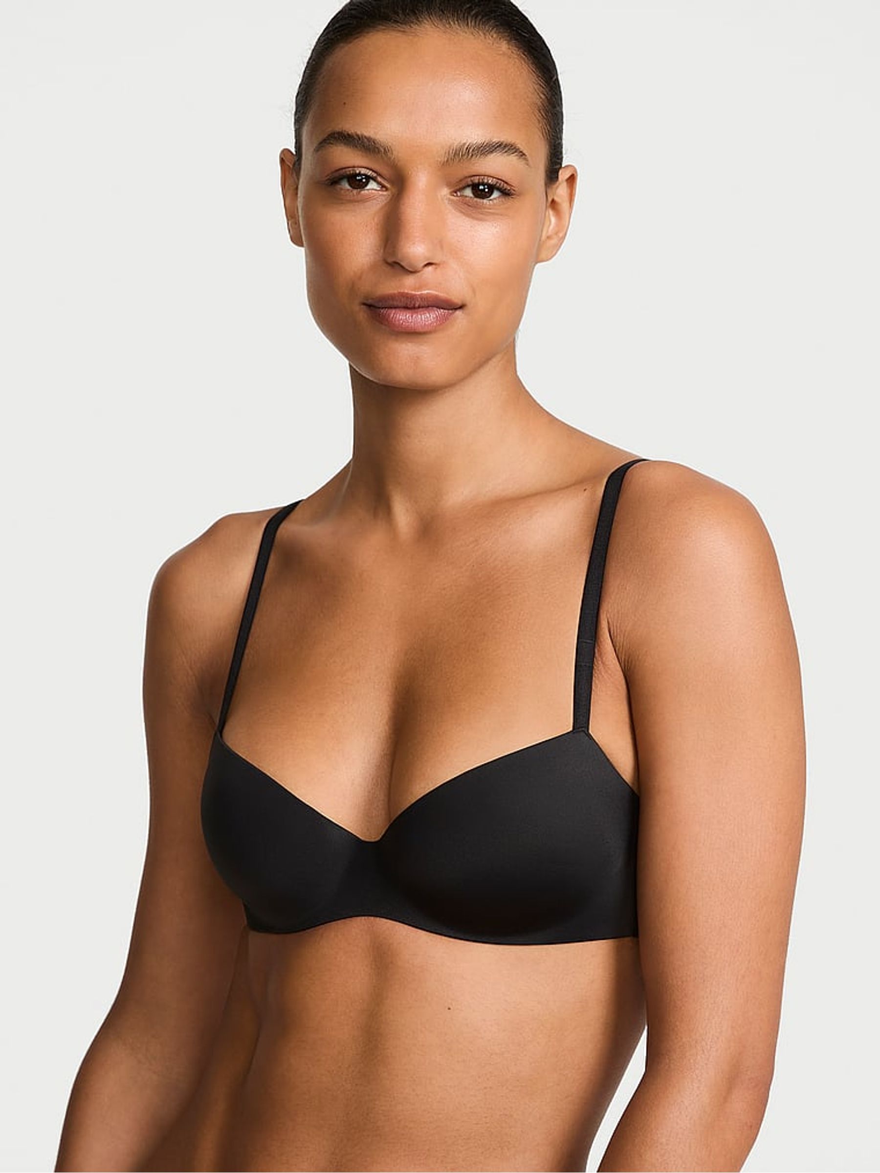Black Lightly Lined Balcony Flexfactor Bra - Image 2 of 3