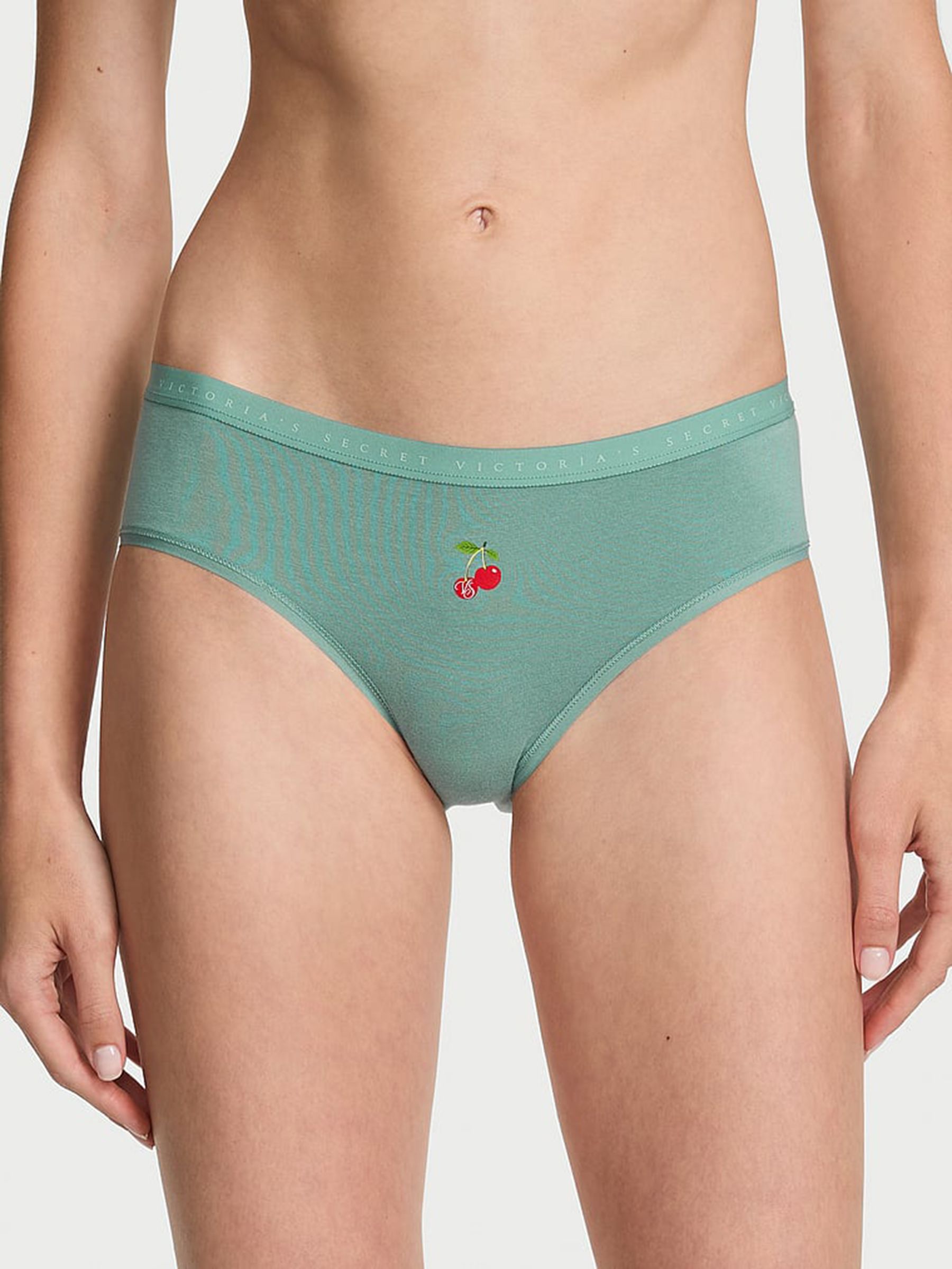 Arctic Green cherries Hipster Knickers - Image 1 of 2
