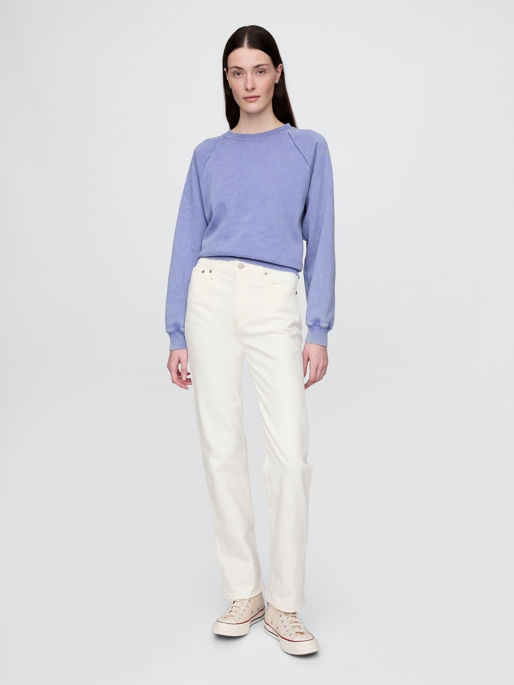 White High Waisted '90s Slim Straight Jeans - Image 3 of 6