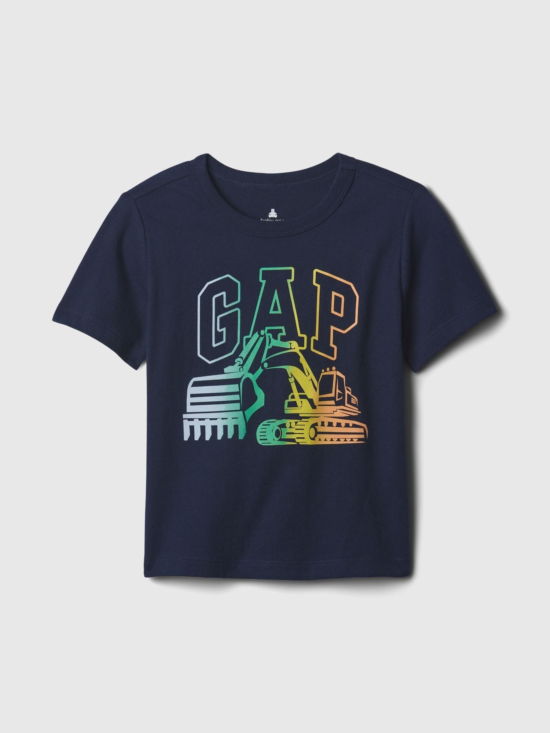 Navy Blue Graphic T-Shirt - Image 1 of 2