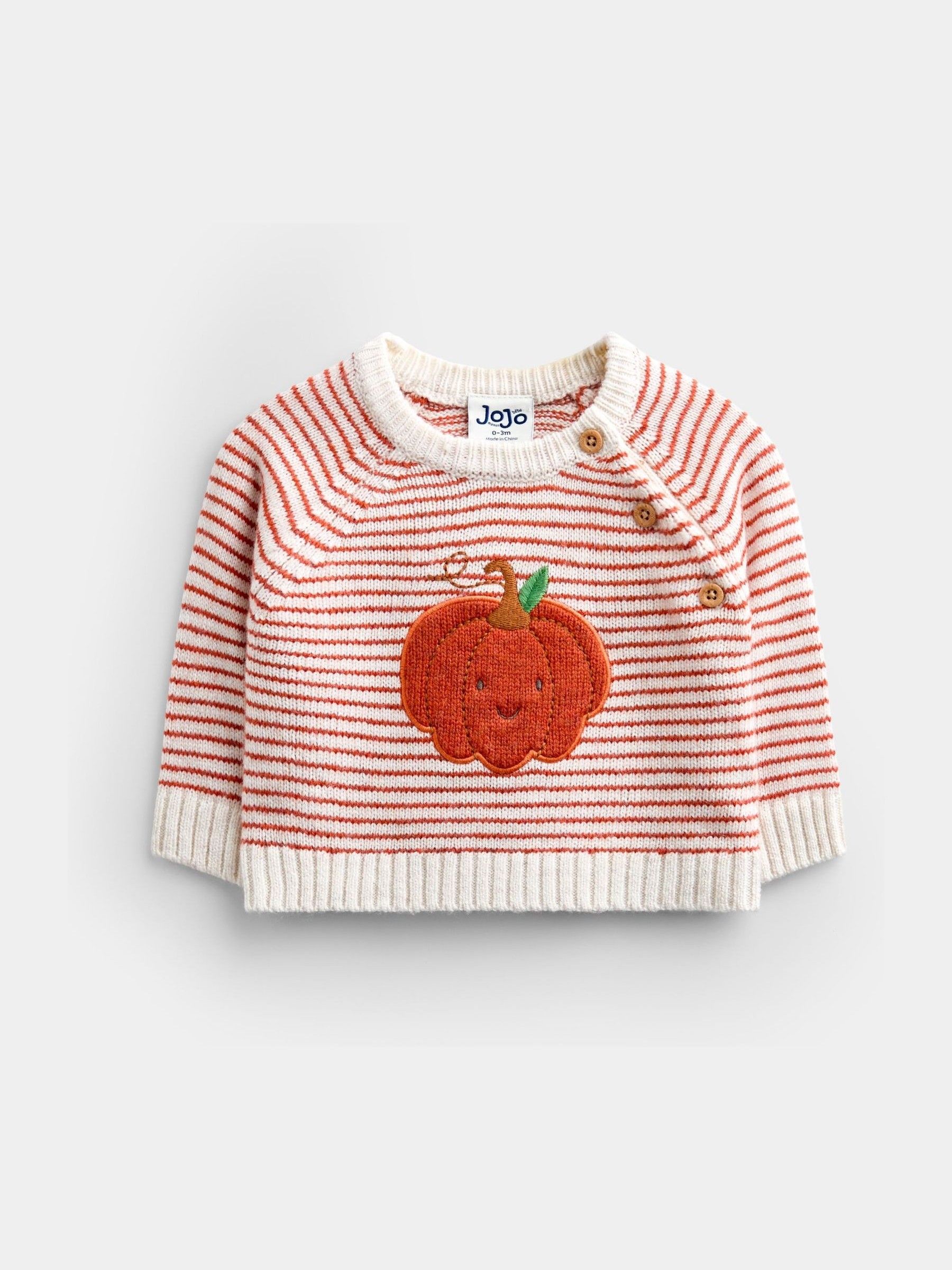 Rust Orange Pumpkin Little Pumpkin Knitted Set - Image 3 of 10