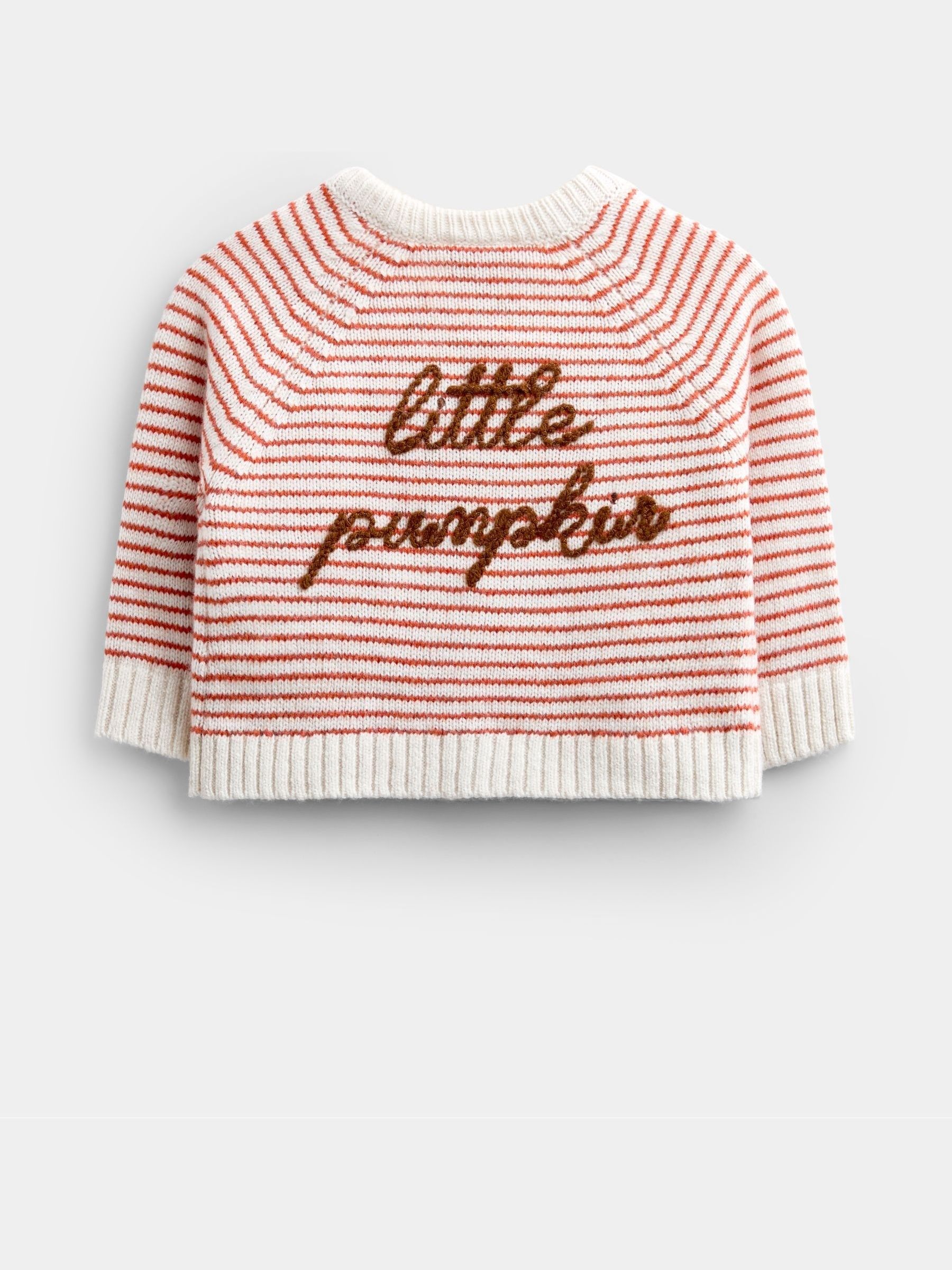 Rust Orange Pumpkin Little Pumpkin Knitted Set - Image 4 of 10