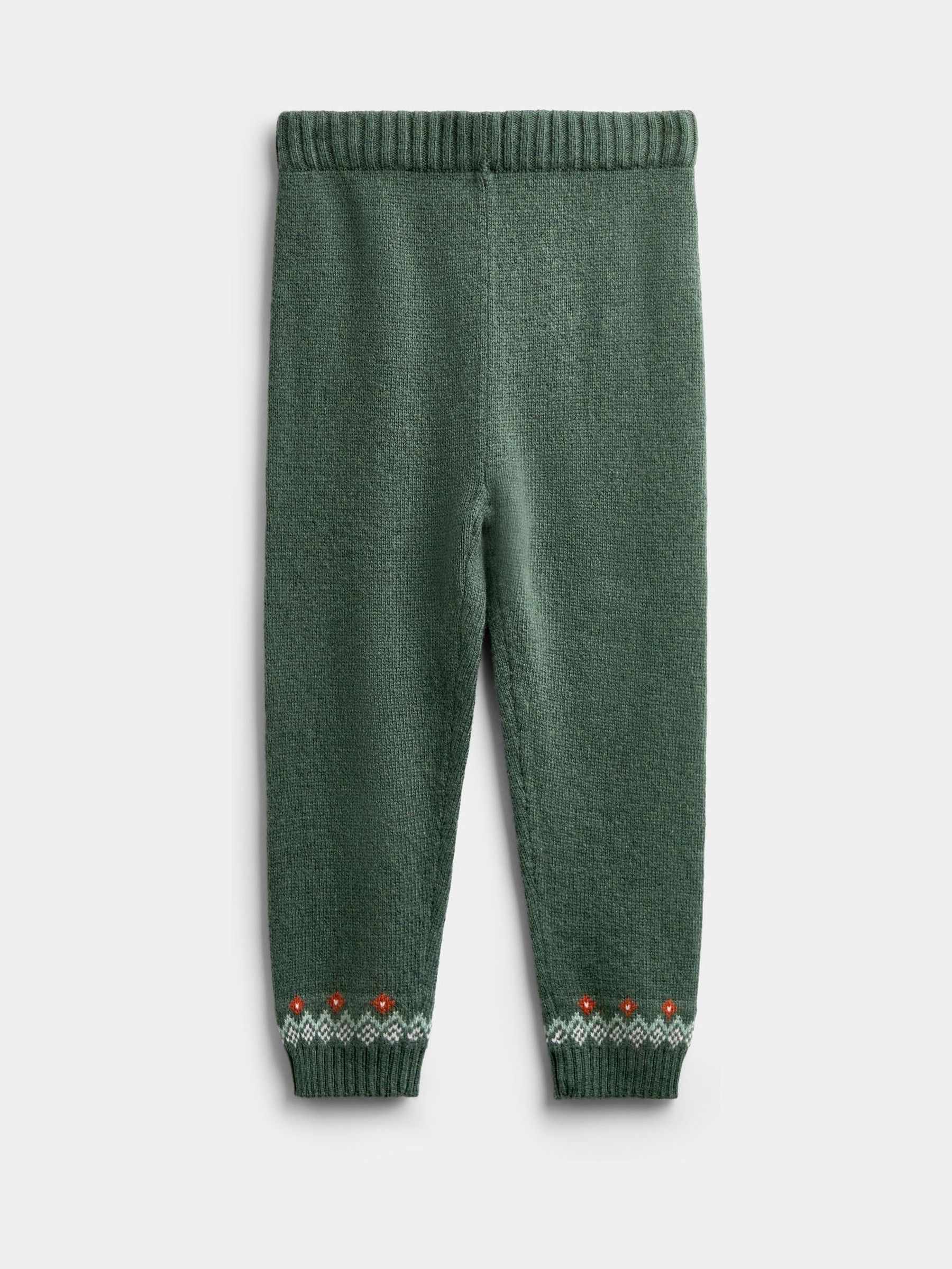 Green Tractor Tractor Fairisle Knitted Jumper & Leggings Set - Image 4 of 7