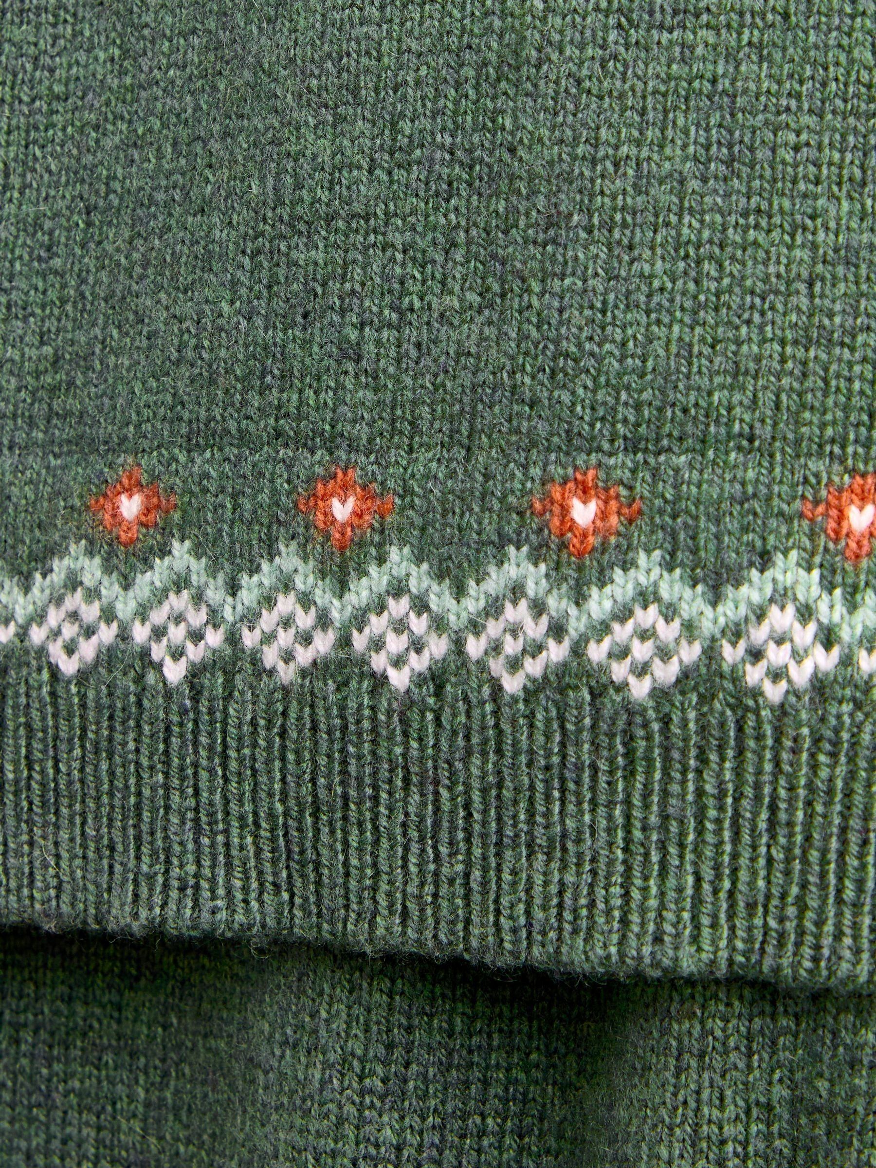 Green Tractor Tractor Fairisle Knitted Jumper & Leggings Set - Image 7 of 7