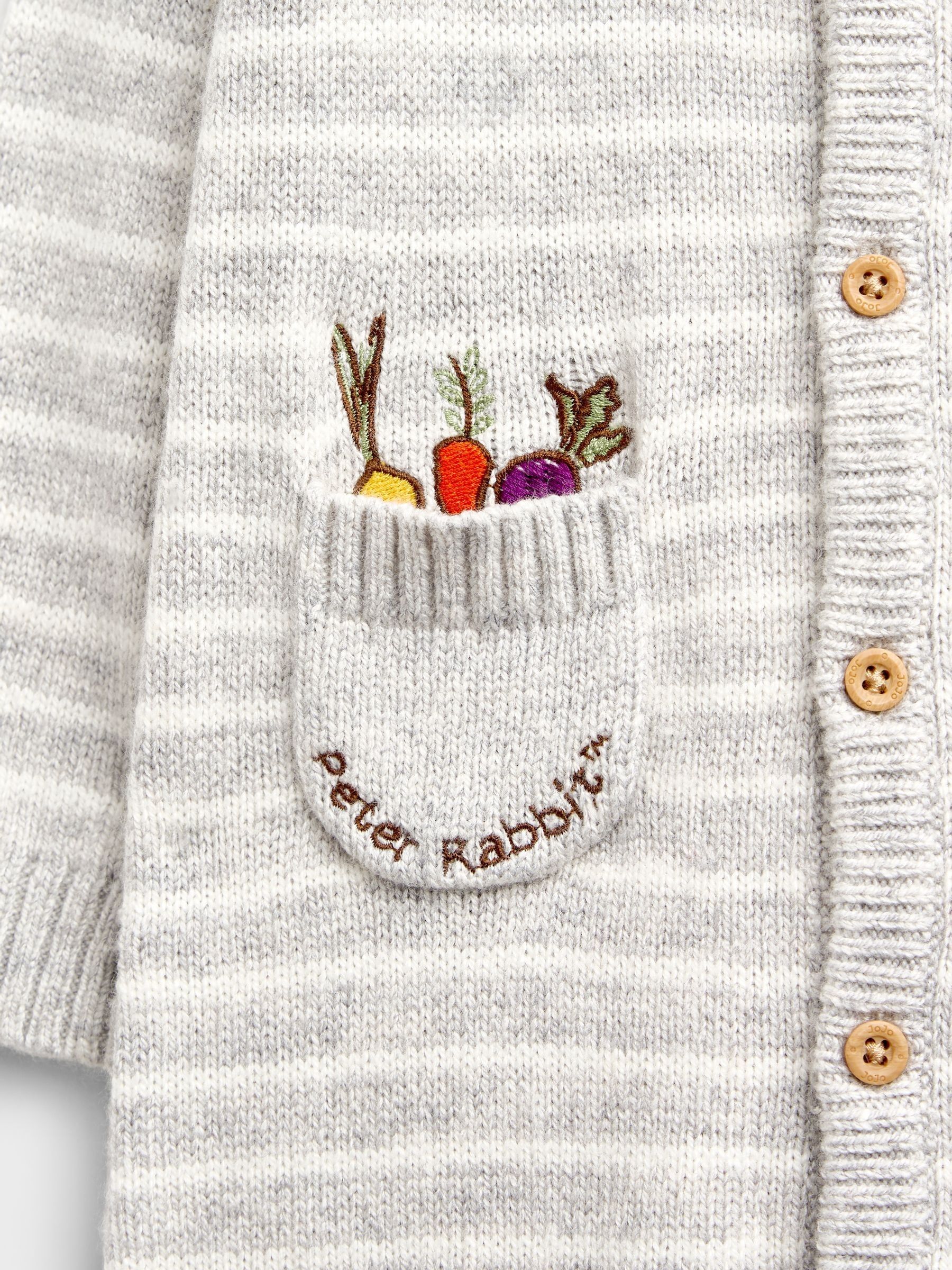 Grey Peter Rabbit Knit All-In-One - Image 3 of 4