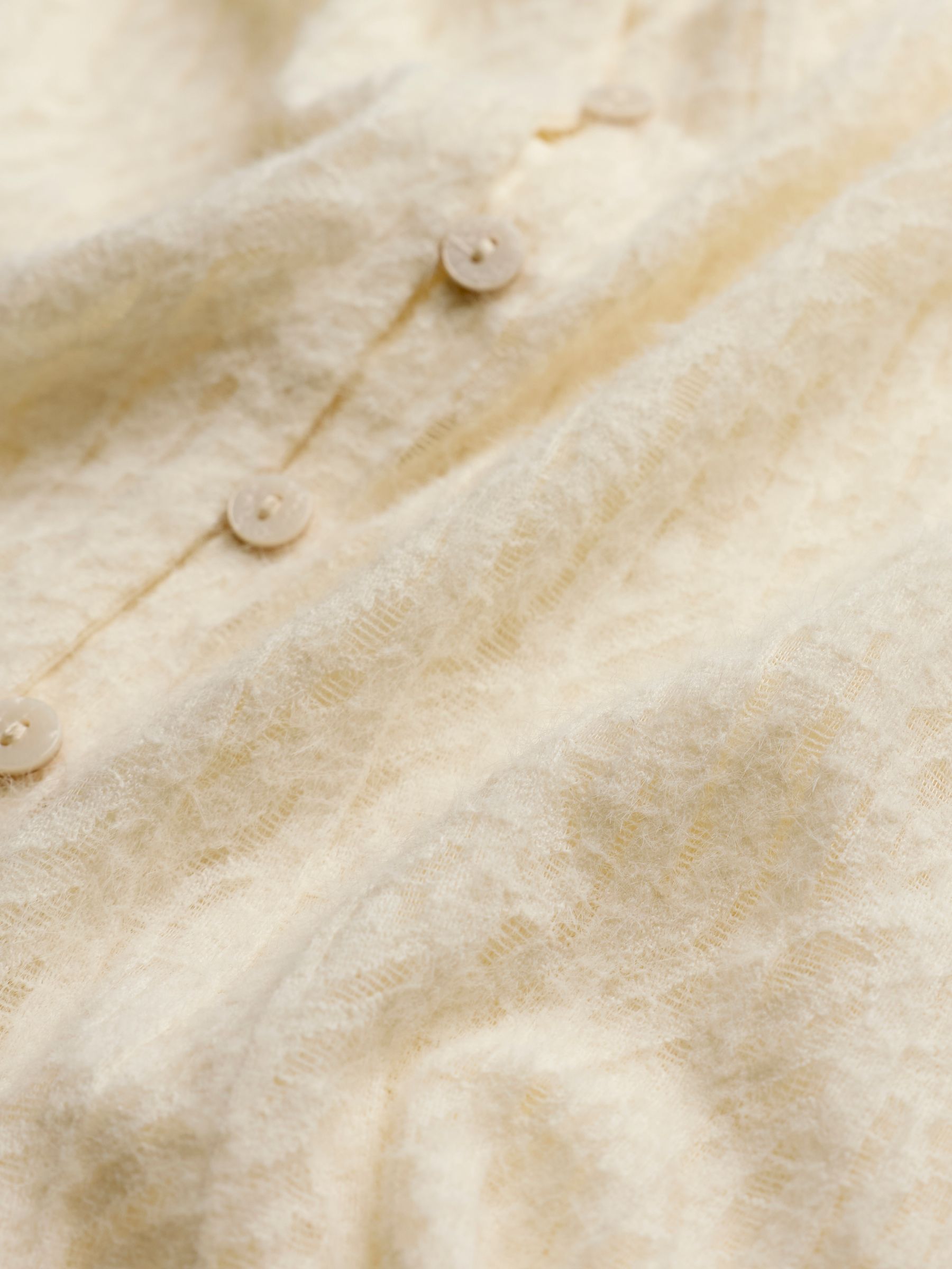Bethan 2 in 1 Ivory Lace Button Up Top with Jersey Cami - Image 7 of 7 Bethan 2 in 1 Ivory Lace Button Up Top with Jersey Cami - Image 7 of 7