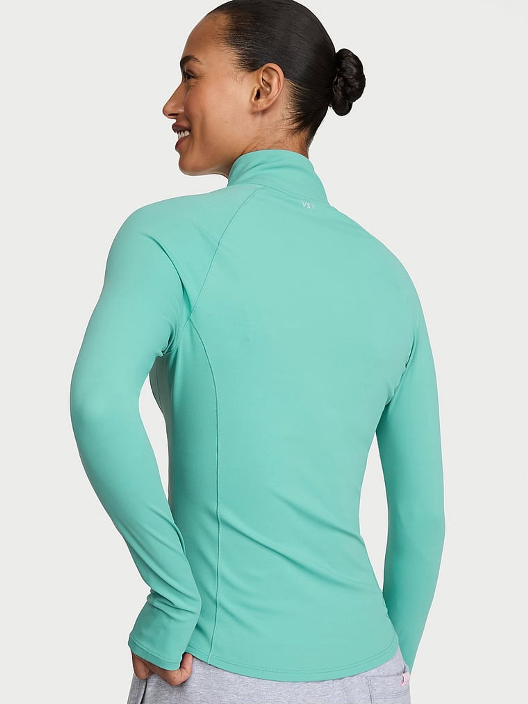 Dusty Turquoise Blue Elevate™ Full Zip Jacket - Image 2 of 2