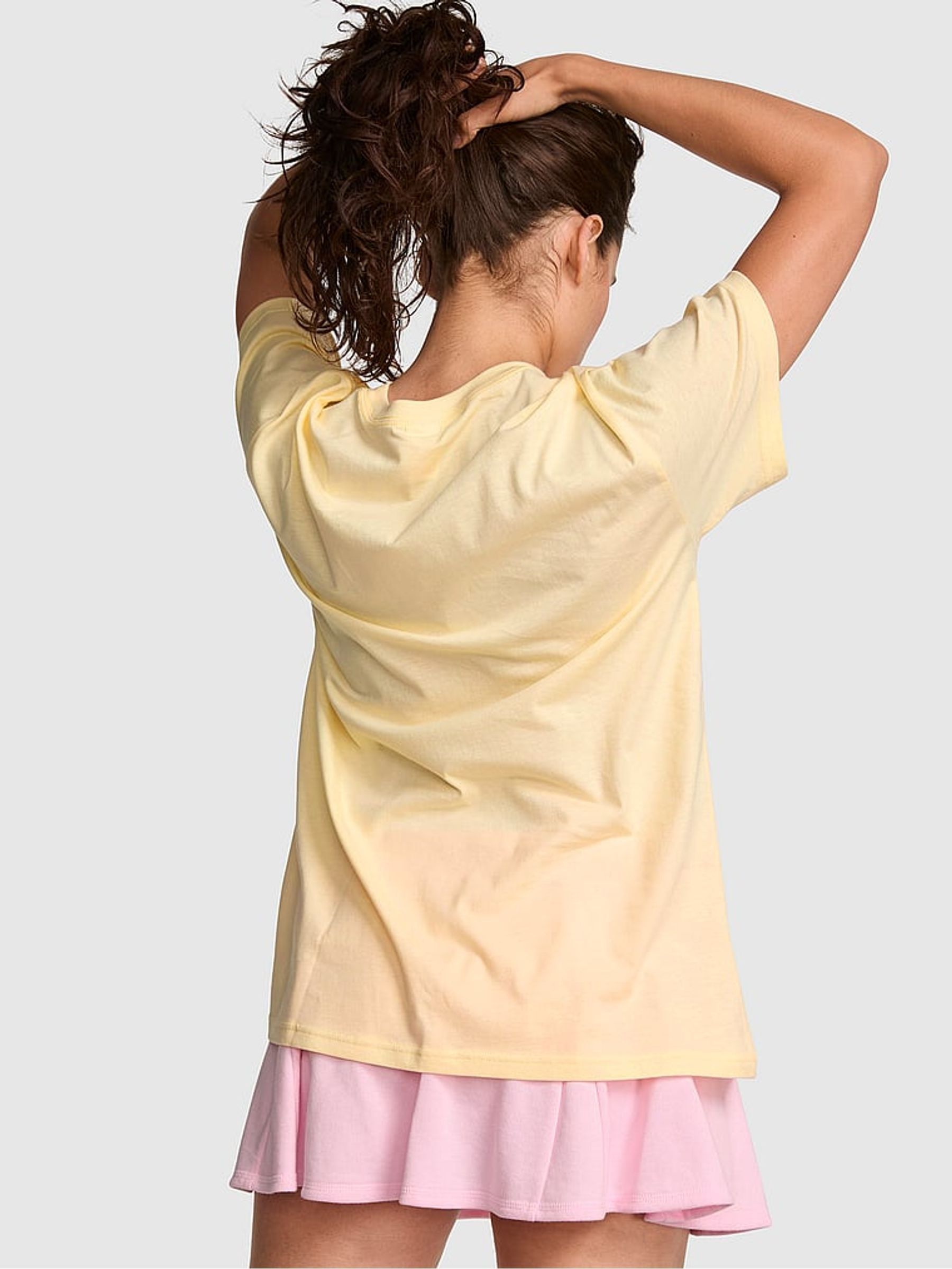 Anise Flower Yellow Oversized T-Shirt - Image 3 of 3