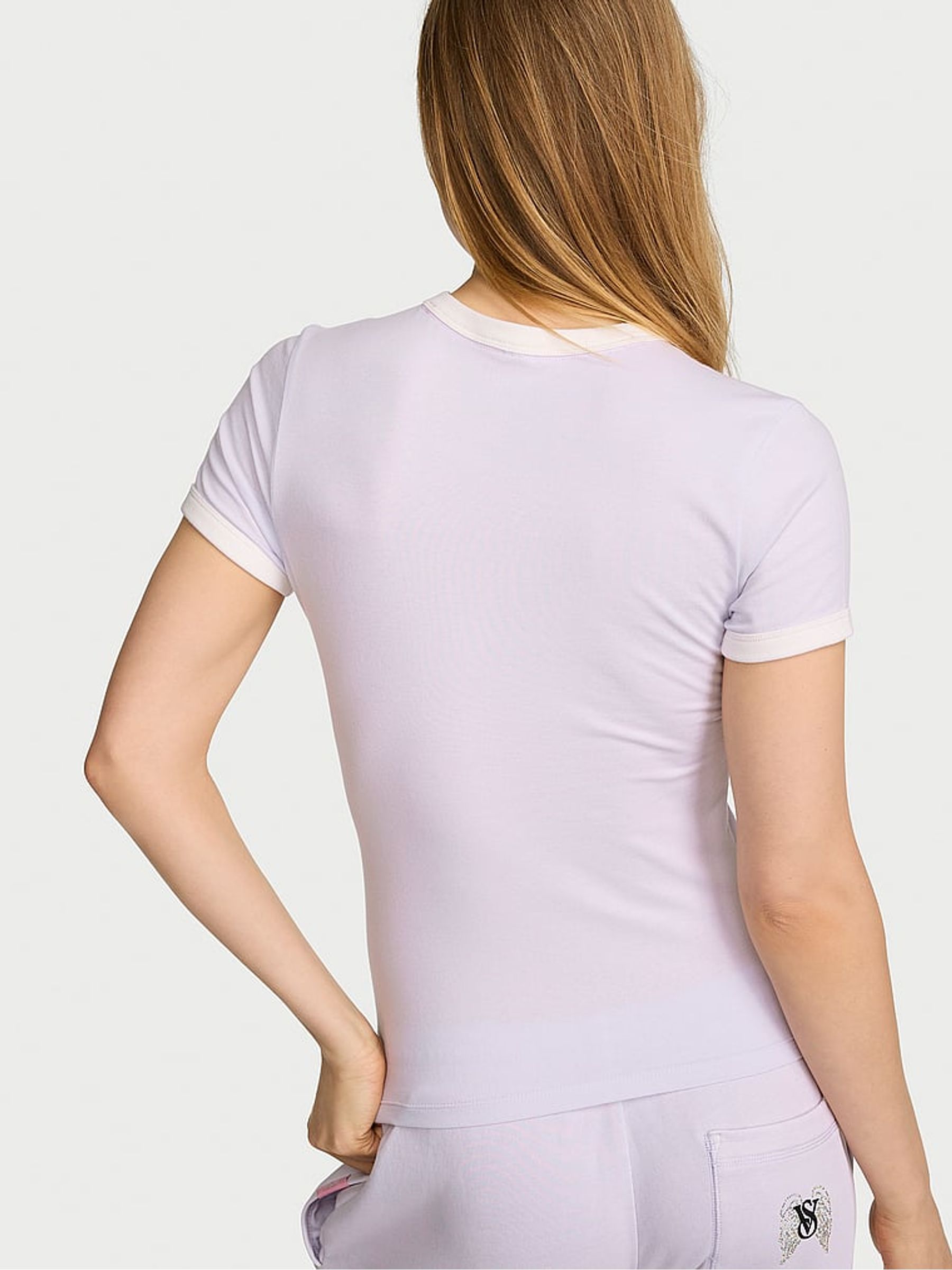 Purple Whisper Short Sleeve T-Shirt - Image 2 of 2 Purple Whisper Short Sleeve T-Shirt - Image 2 of 2