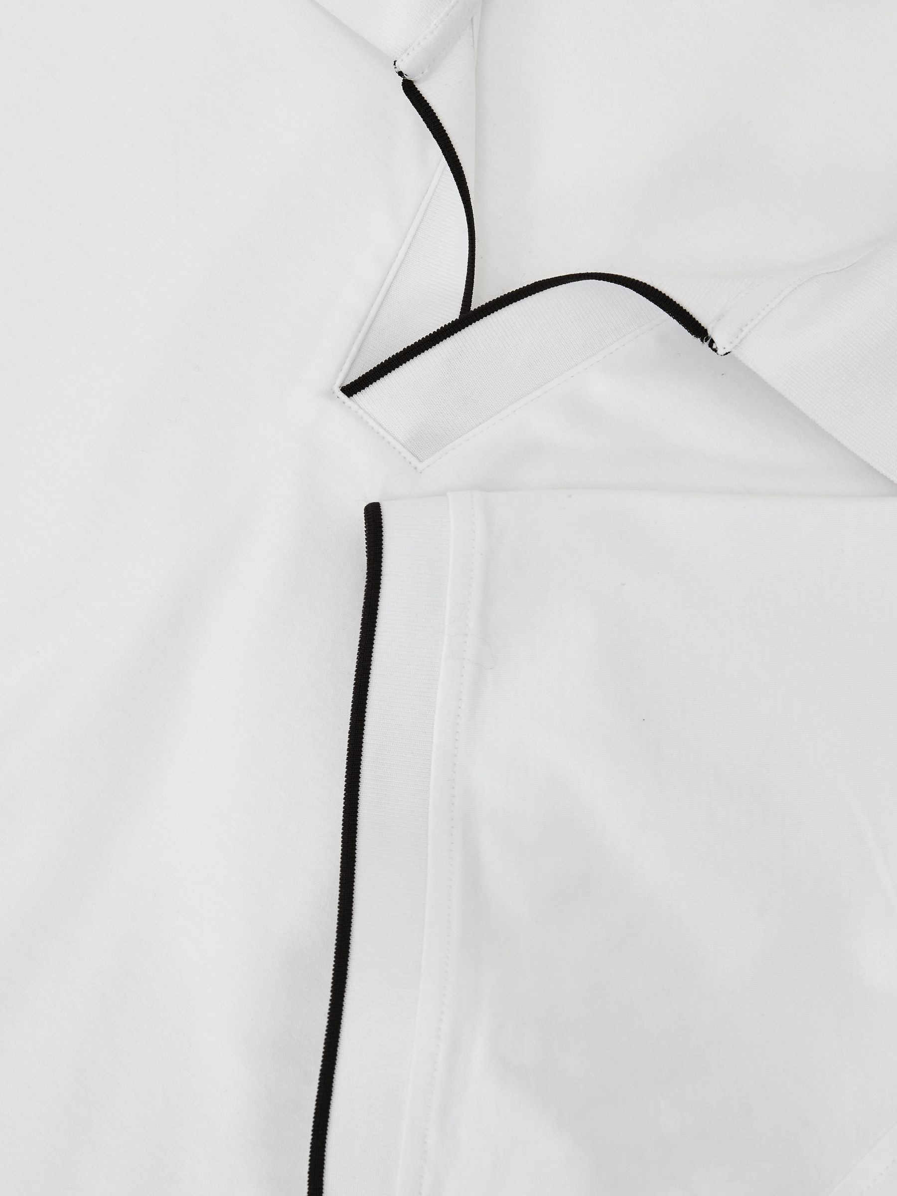 Air-Water Cotton Tipped Polo Shirt in White - Image 6 of 6