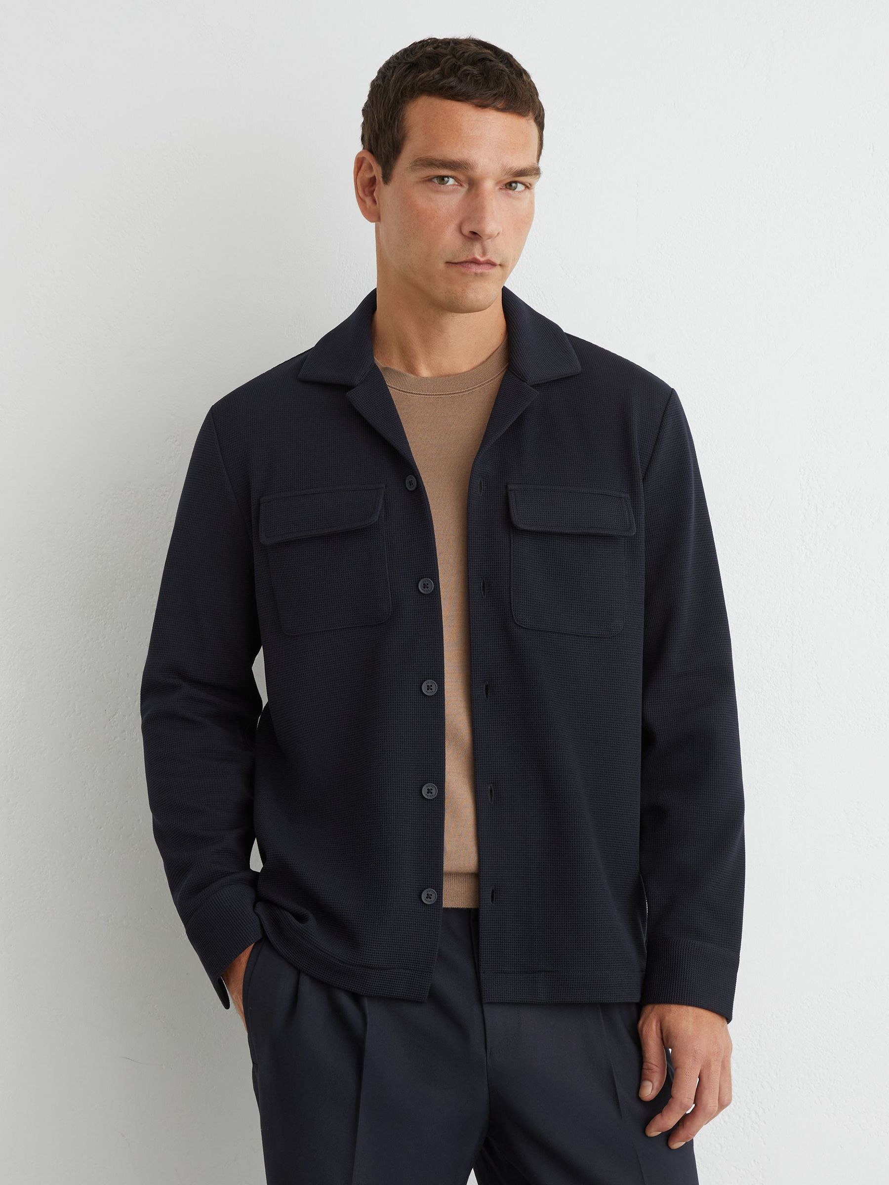 Shirt in Navy - Image 1 of 6 Shirt in Navy - Image 1 of 6