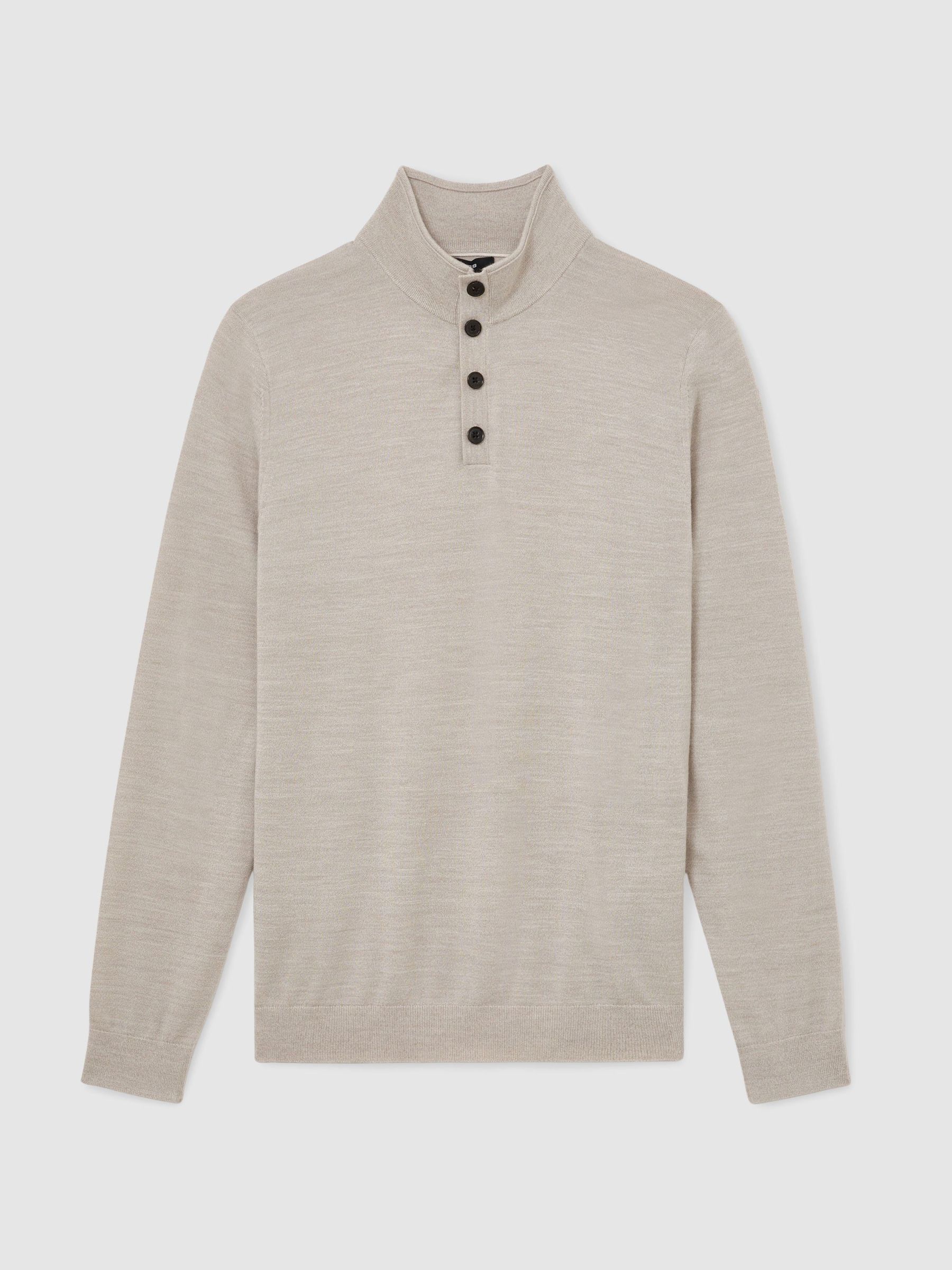 Jumper in Stone Mouline - Image 2 of 5