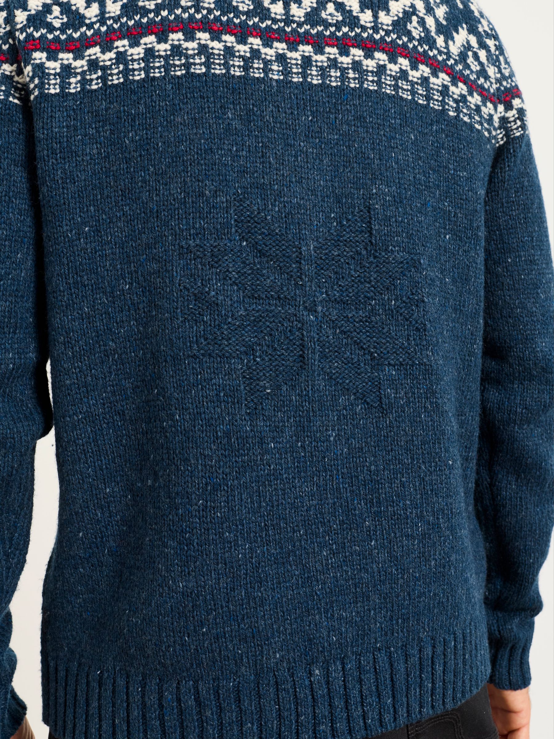 Shelter Navy Mouse Fairisle Christmas Jumper - Image 3 of 6