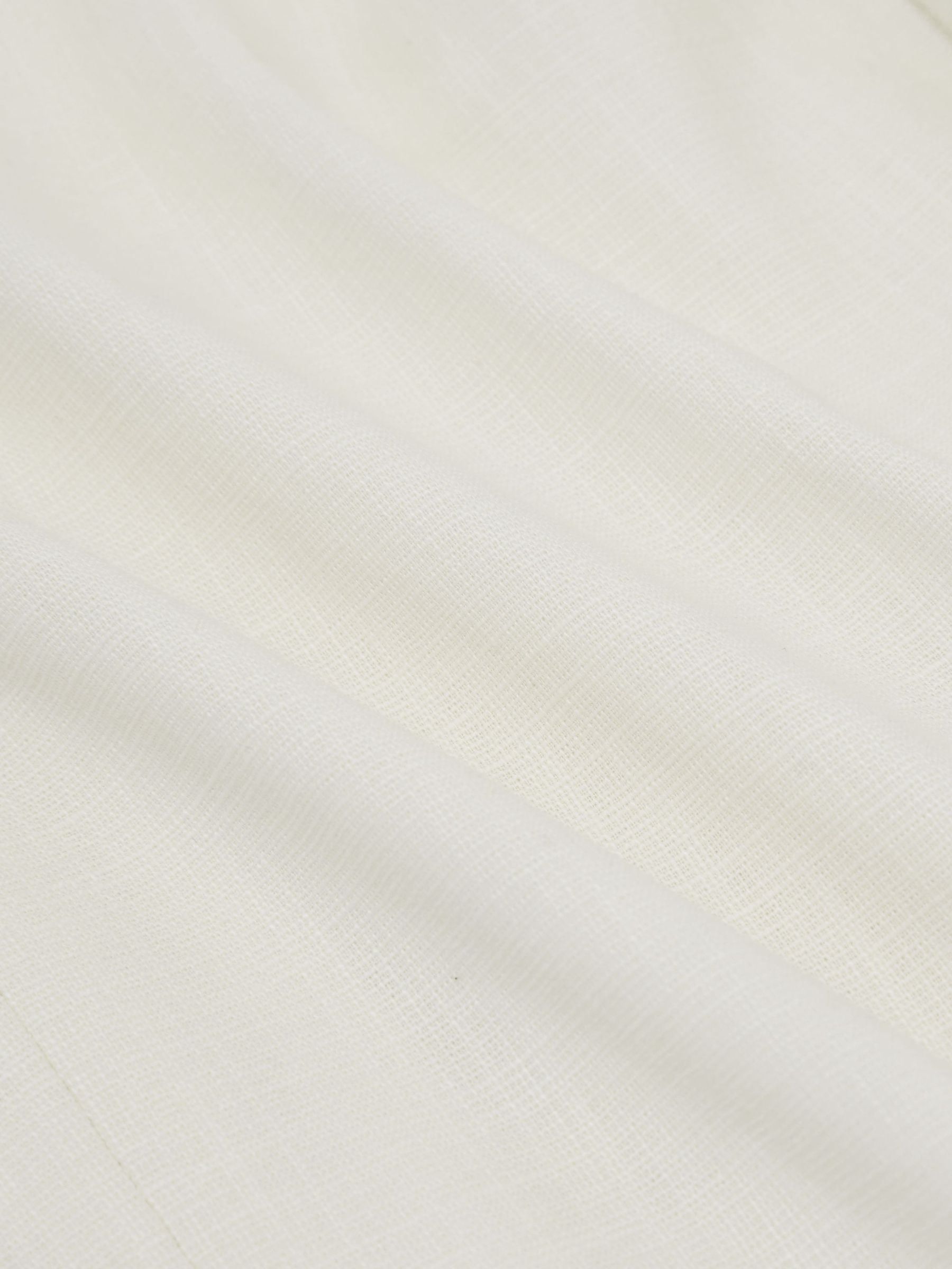 Cotton Textured Double-Breasted Blazer Tailored-Fit in Off White - Image 9 of 10