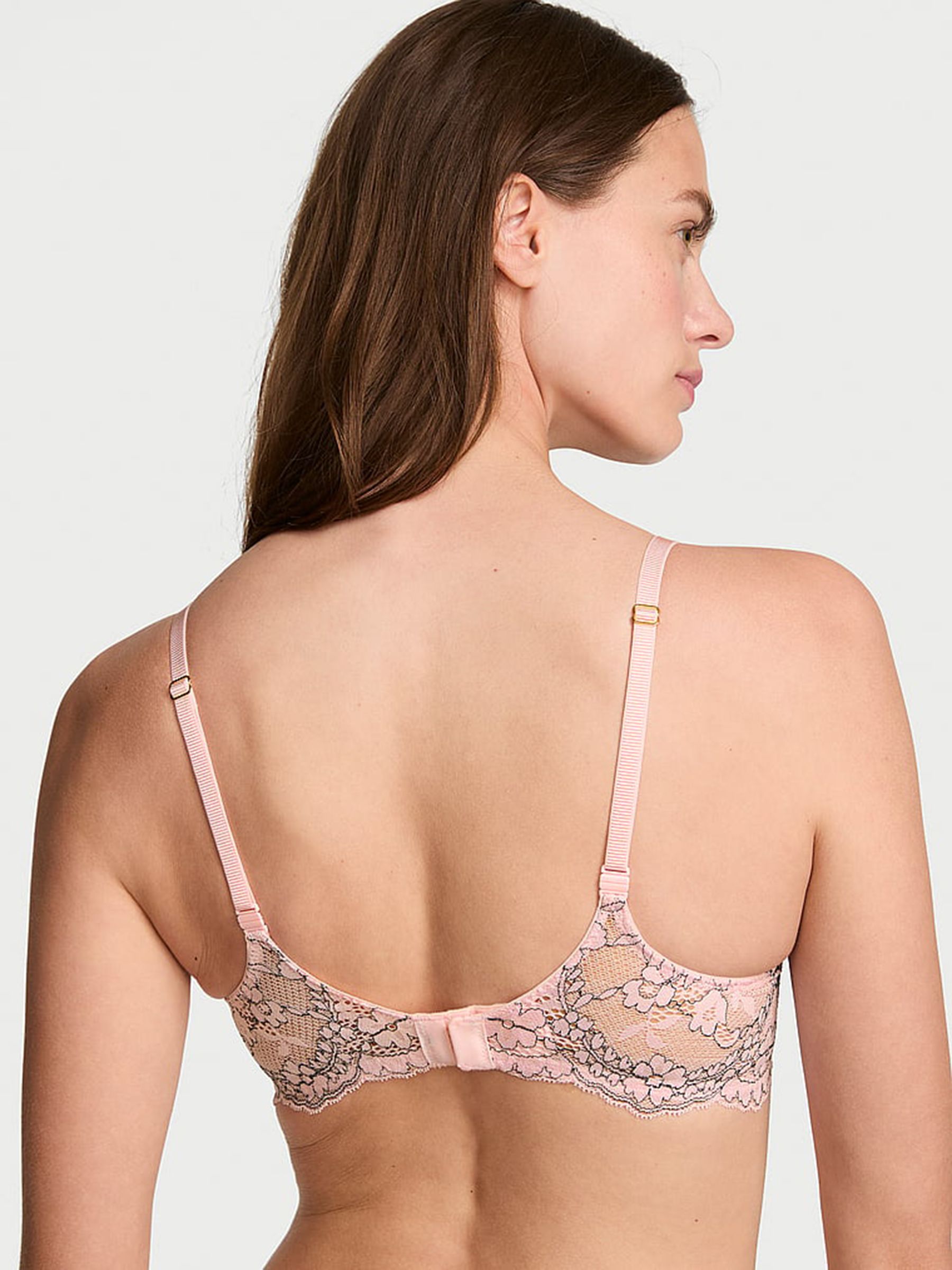 Angel Pink Push Up Lace Bra - Image 2 of 2 Angel Pink Push Up Lace Bra - Image 2 of 2