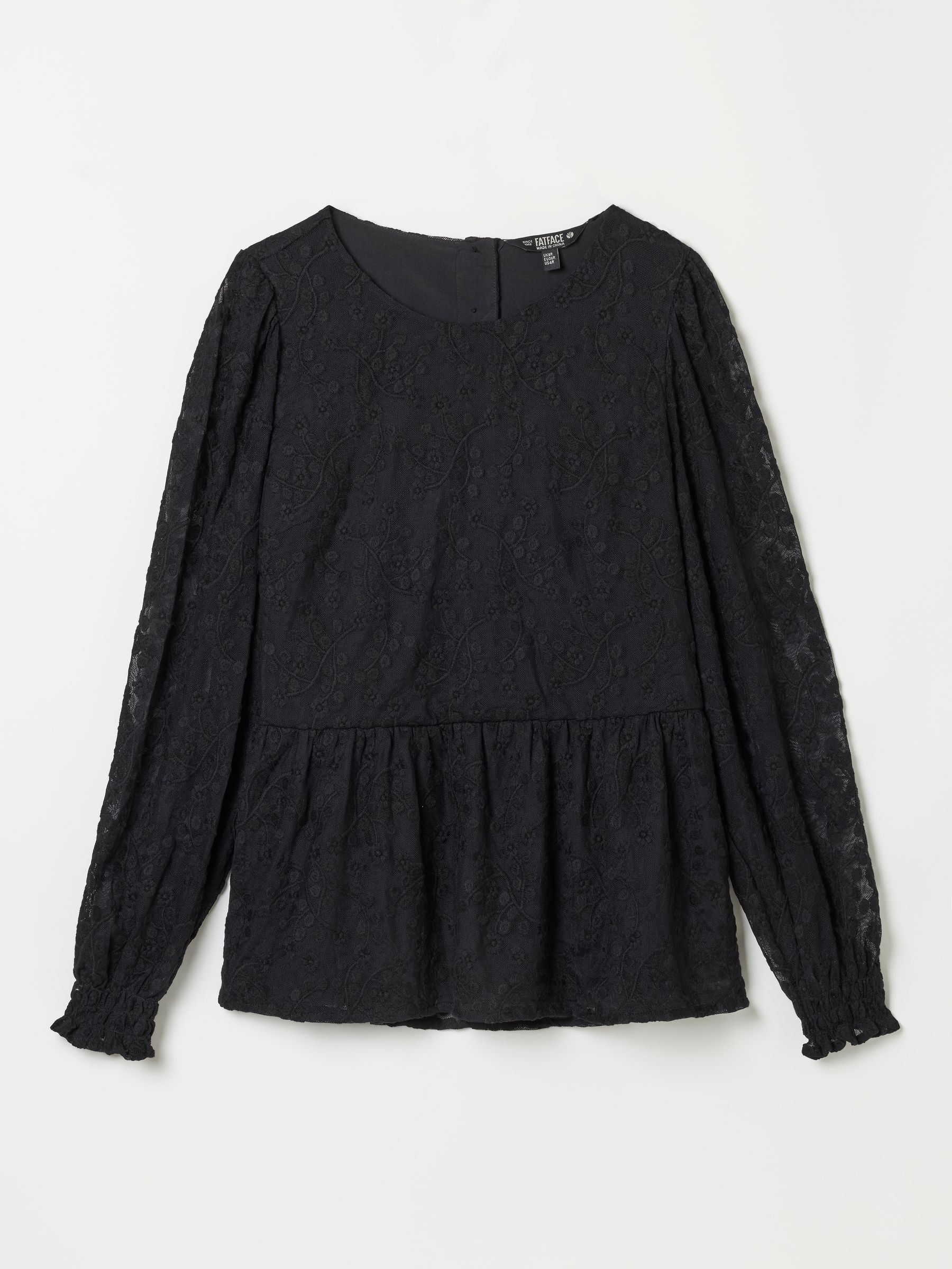Veronica Black Lace Blouse - Image 6 of 6