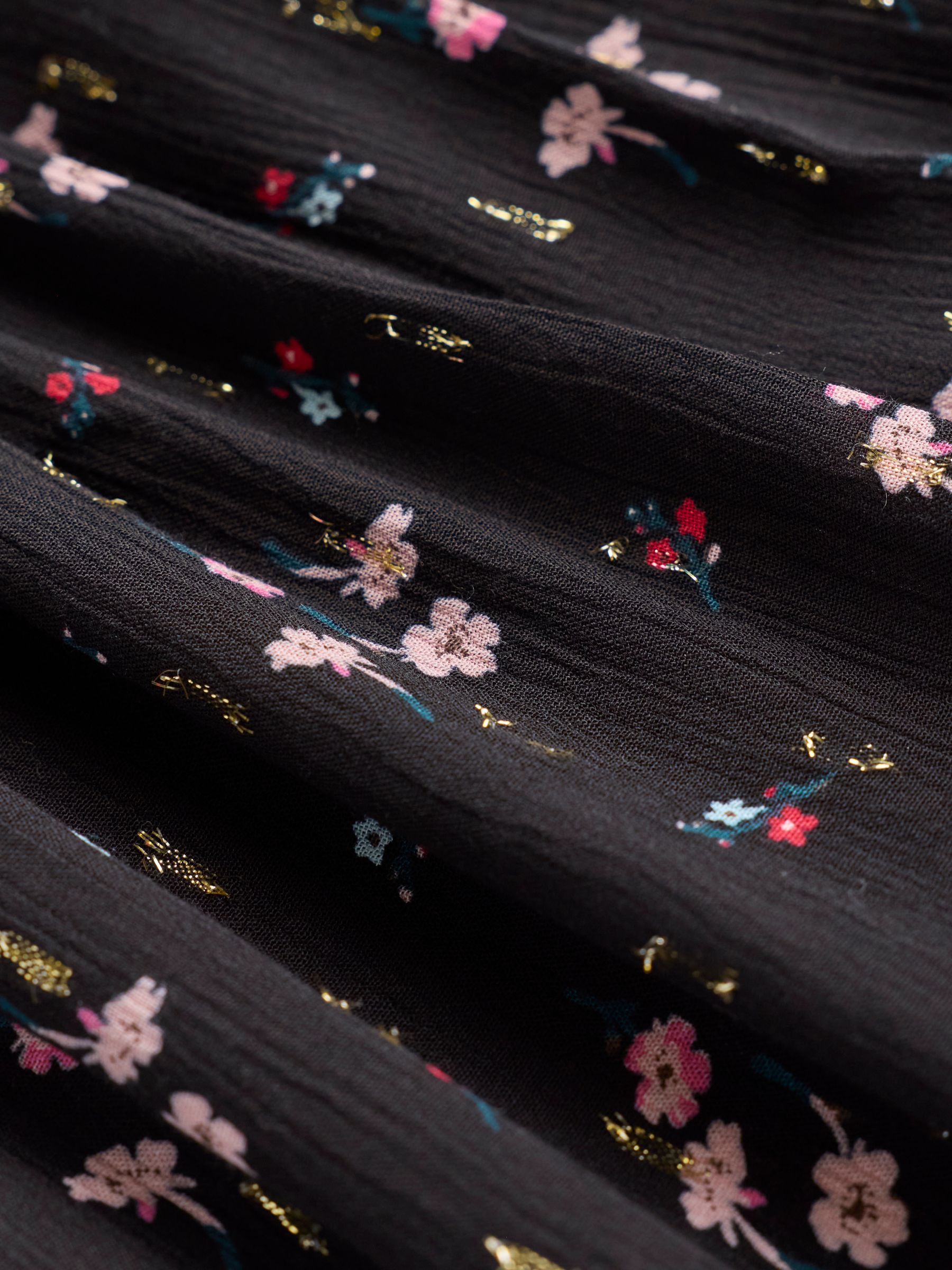 Jayla Black Rose Bud Maxi Skirt - Image 6 of 6 Jayla Black Rose Bud Maxi Skirt - Image 6 of 6