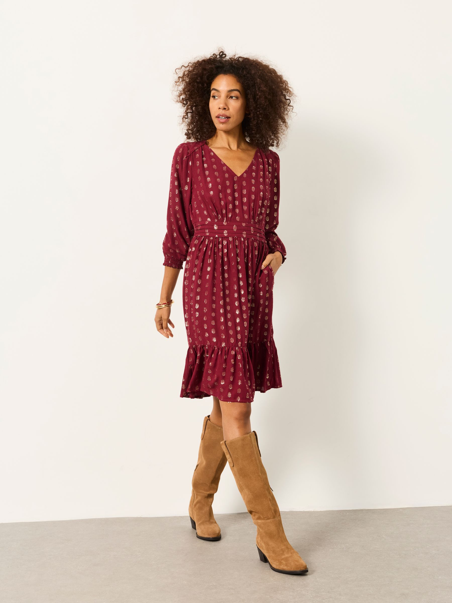Peggy Red Dress - Image 1 of 6