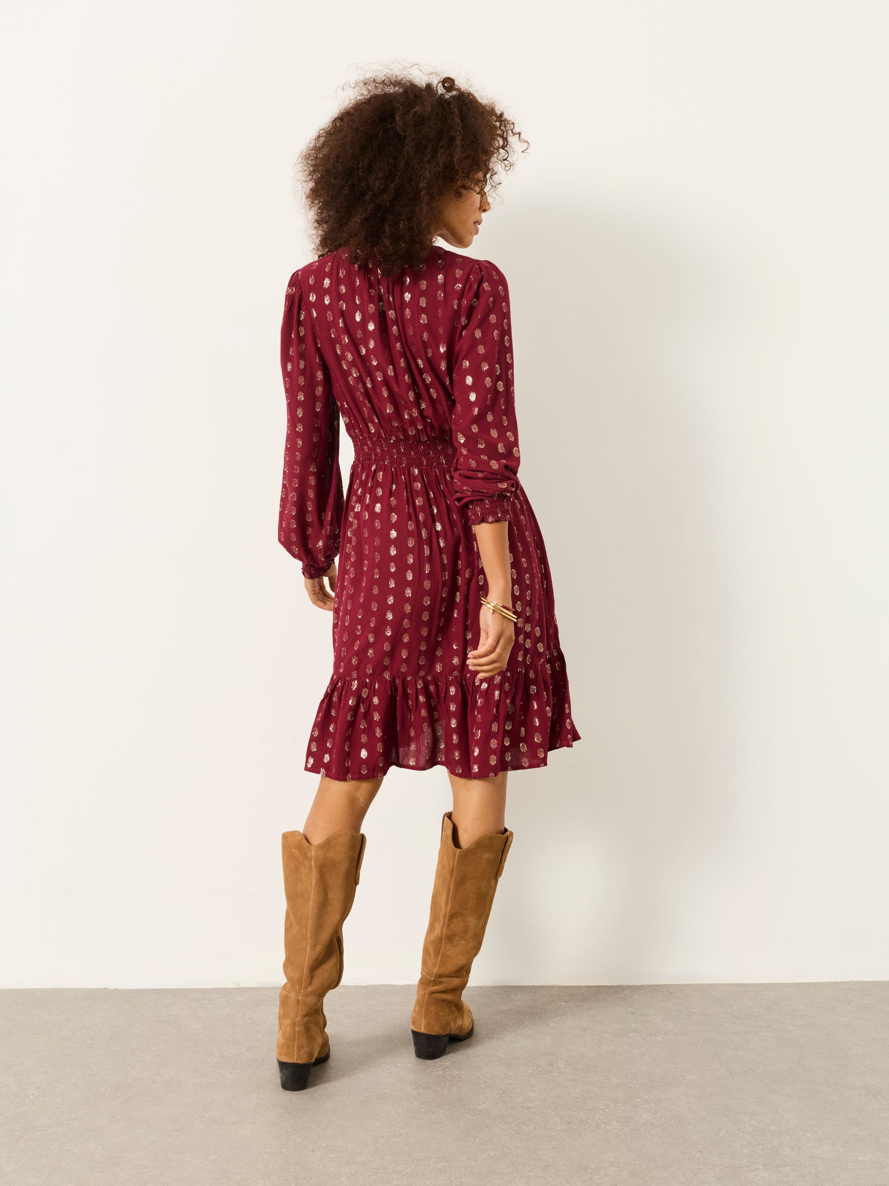 Peggy Red Dress - Image 2 of 6 Peggy Red Dress - Image 2 of 6