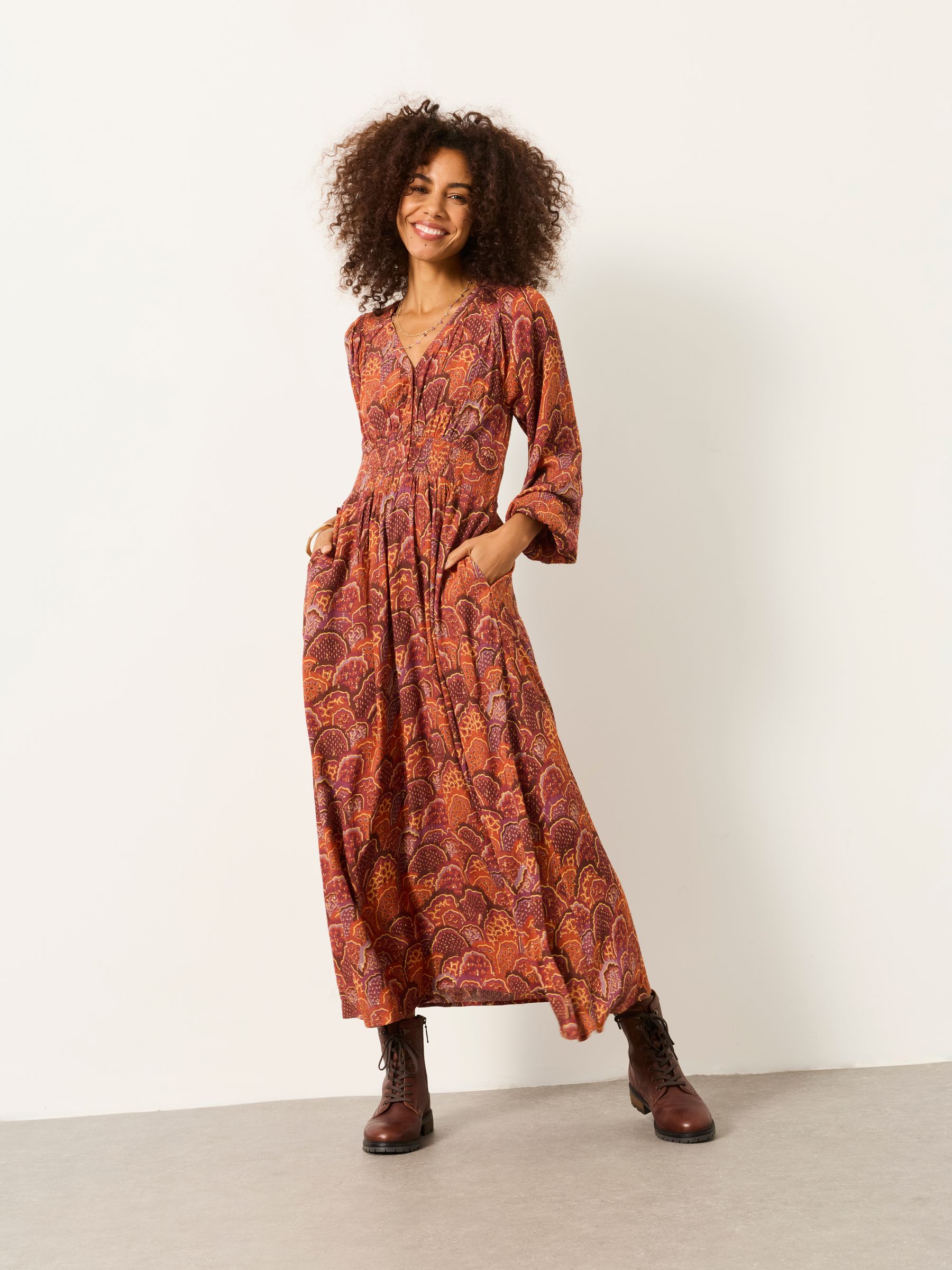Ophelia Purple Mountains Dress - Image 1 of 5