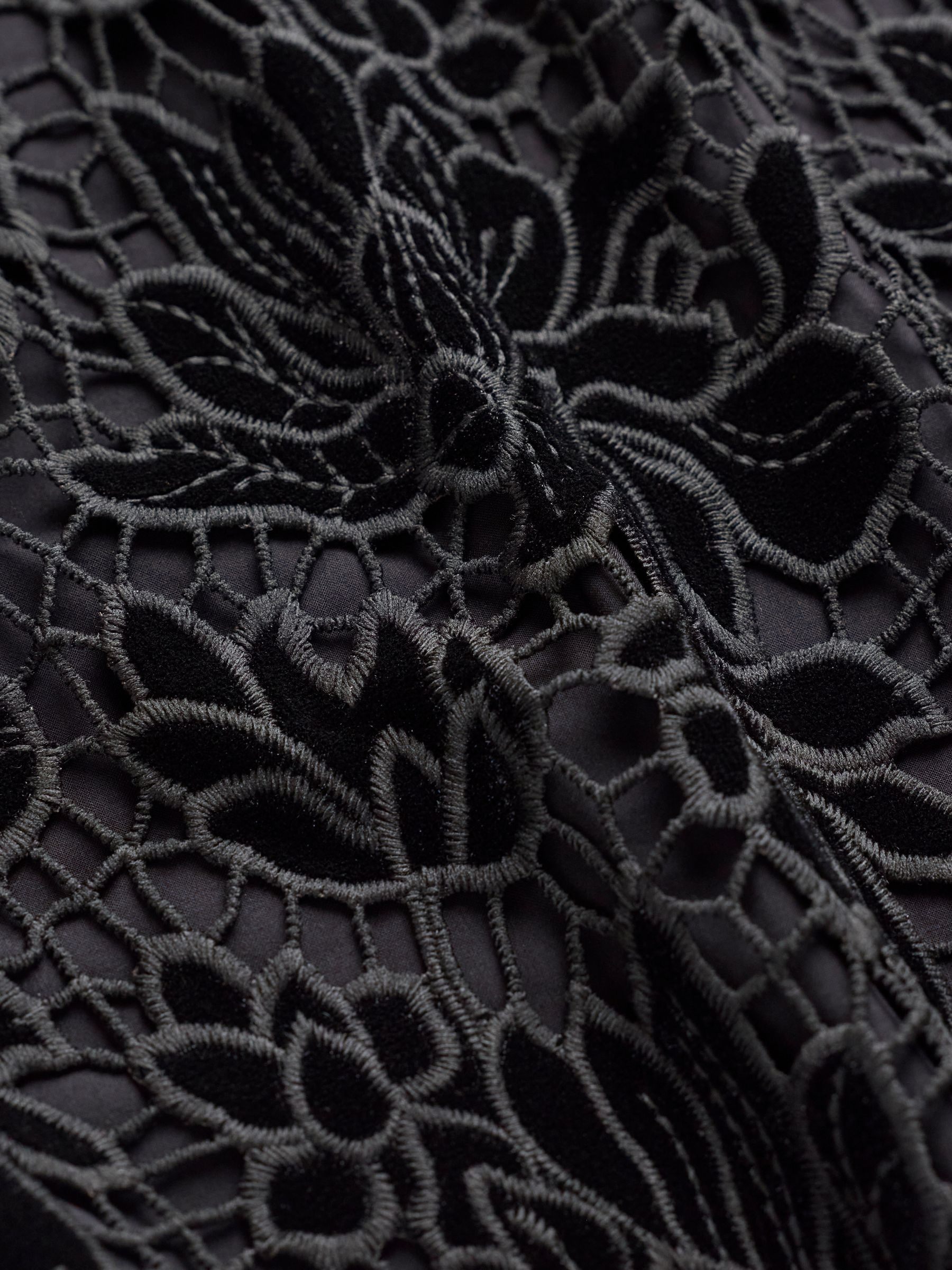 Simone Black Lace Dress - Image 6 of 6