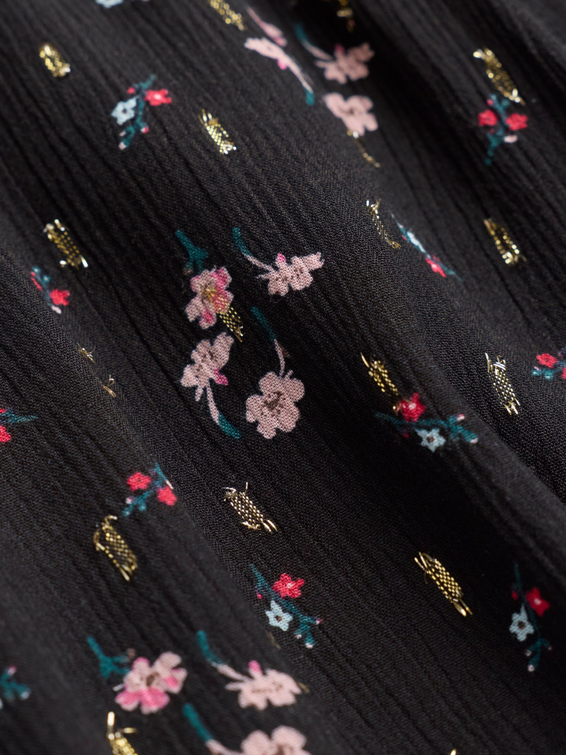 Anya Black Roses Spot Dress - Image 2 of 2 Anya Black Roses Spot Dress - Image 2 of 2