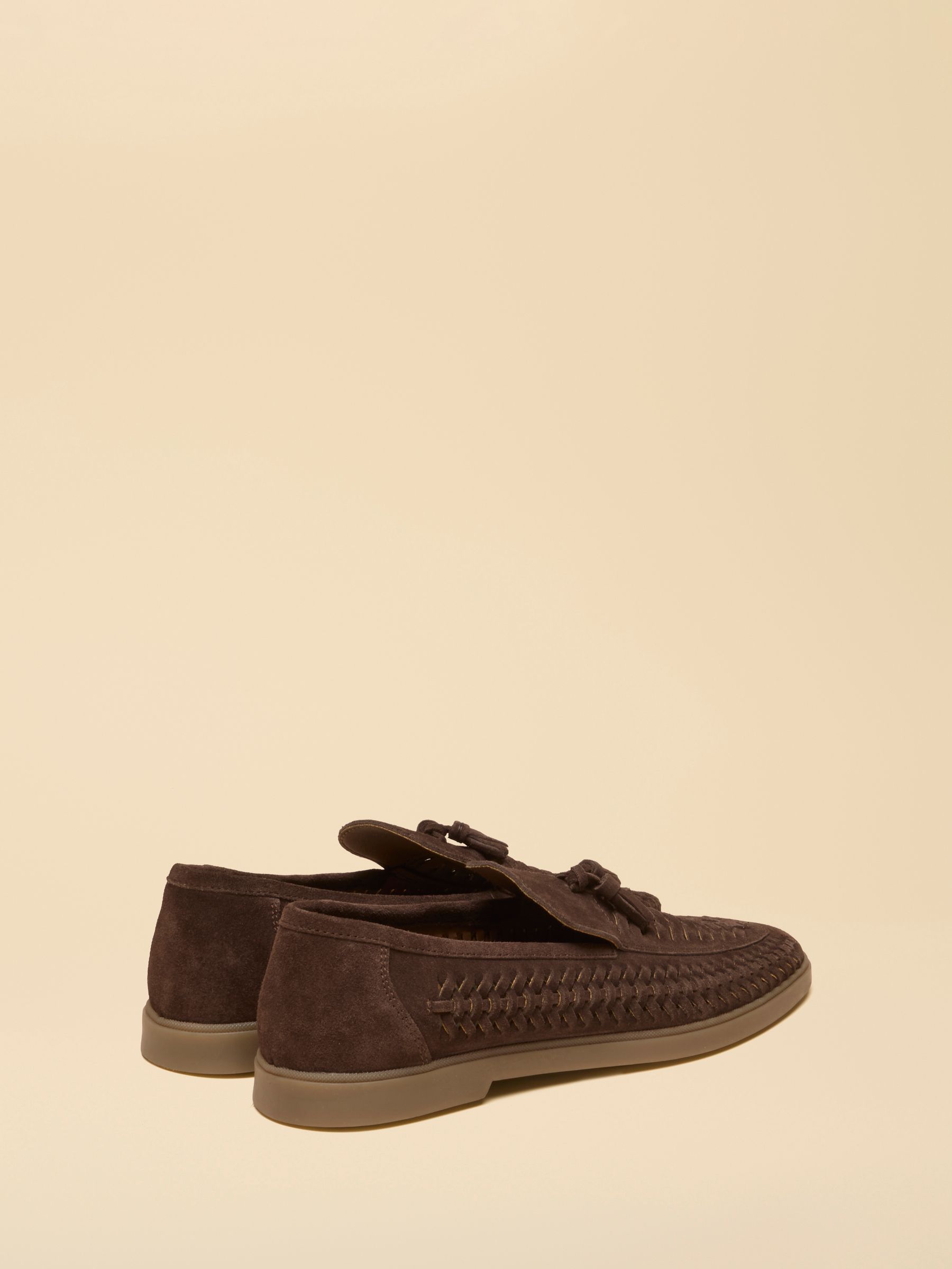 Brown Weave Loafers - Image 2 of 6