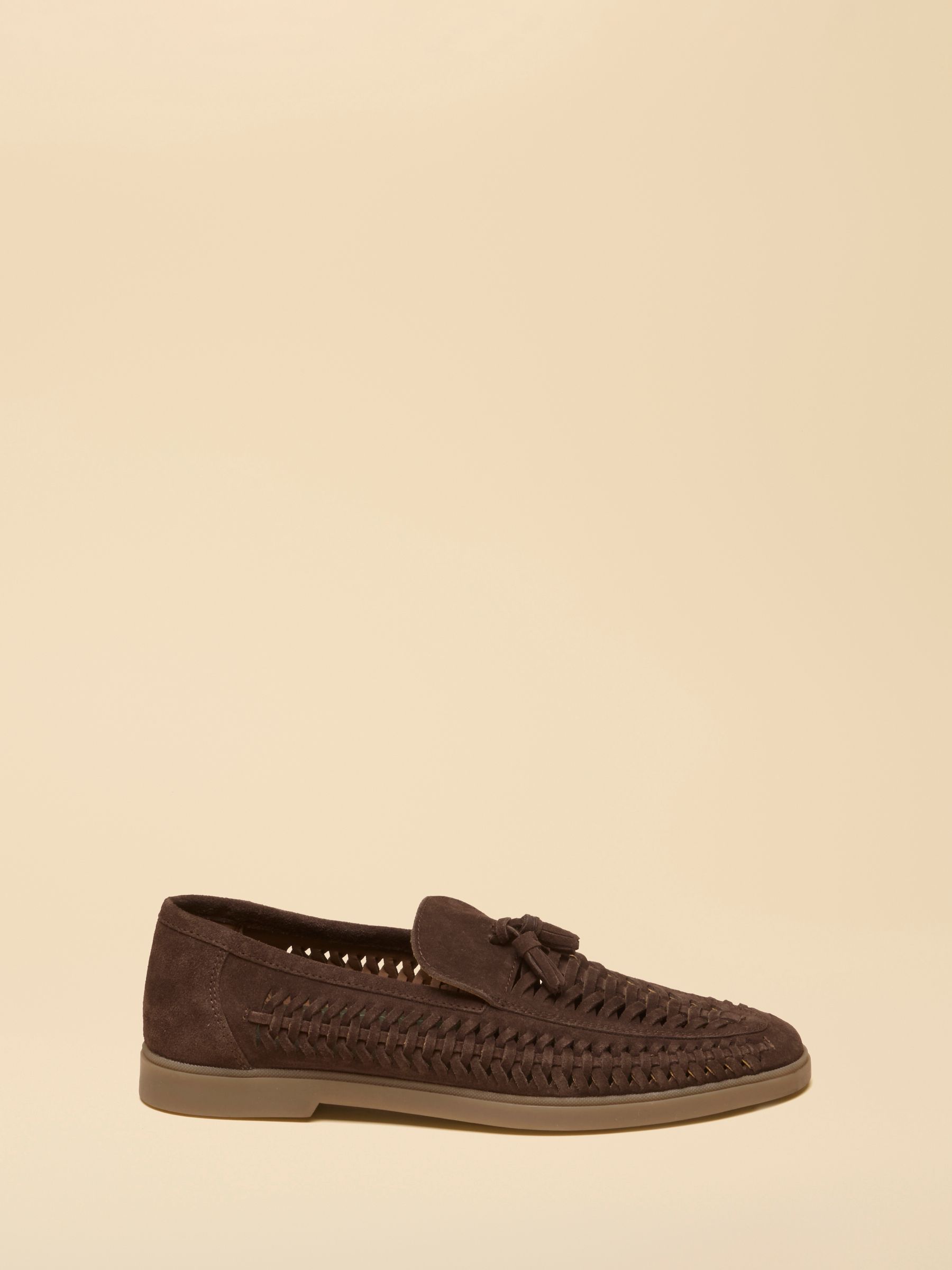 Brown Weave Loafers - Image 3 of 6