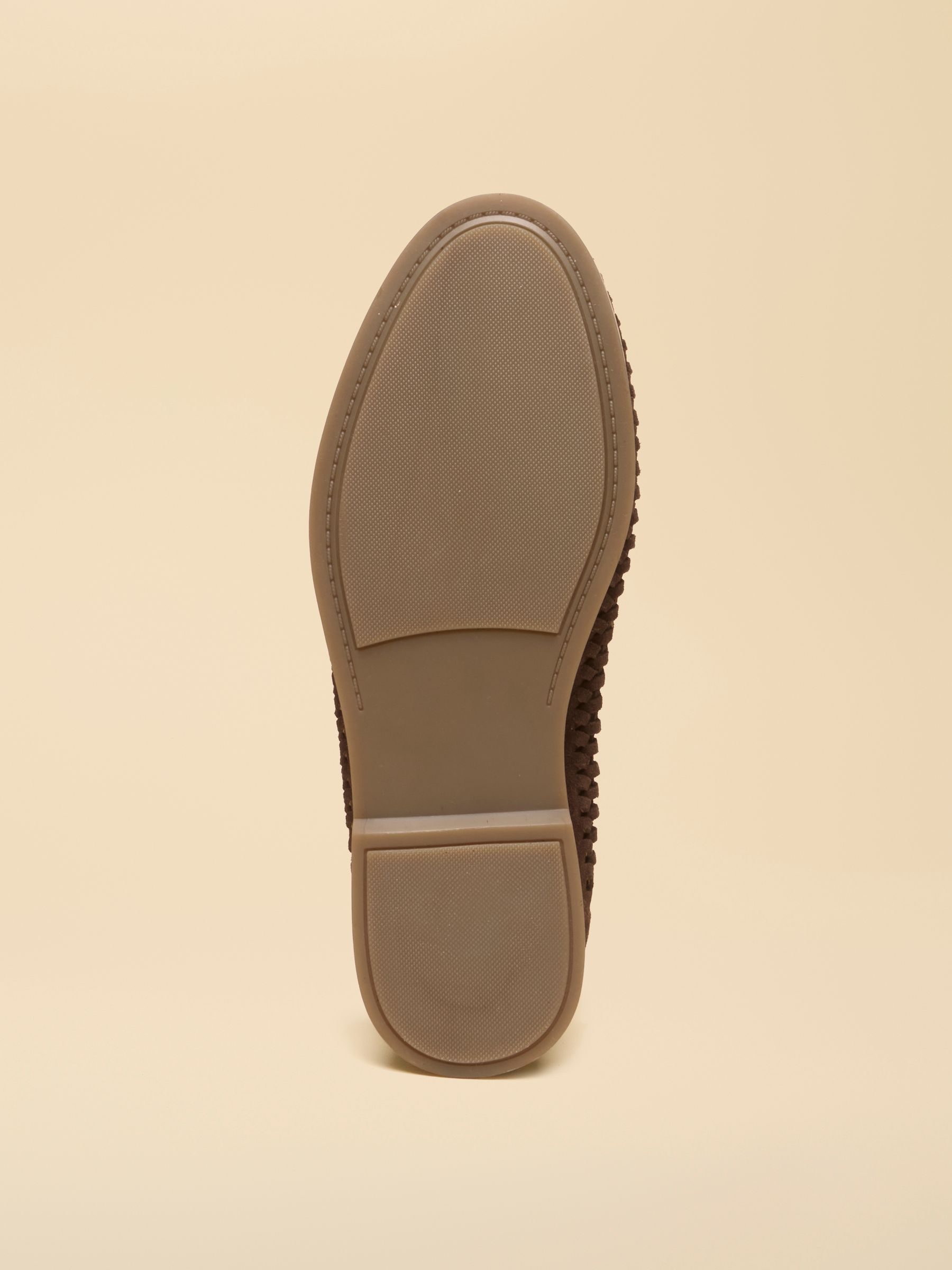 Brown Weave Loafers - Image 4 of 6