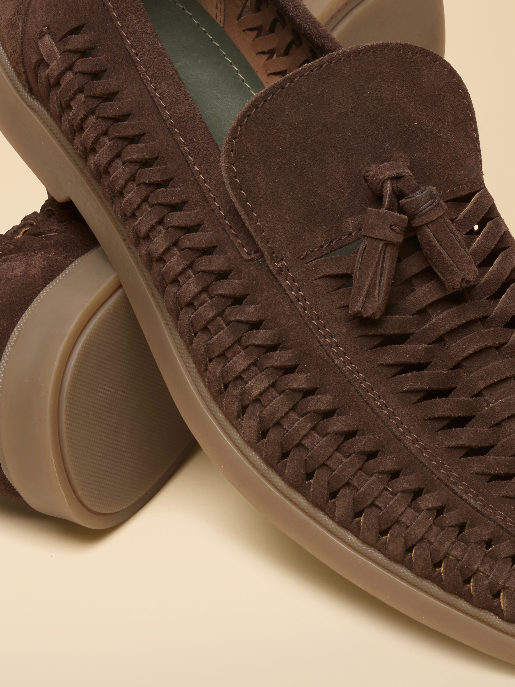 Brown Weave Loafers - Image 5 of 6