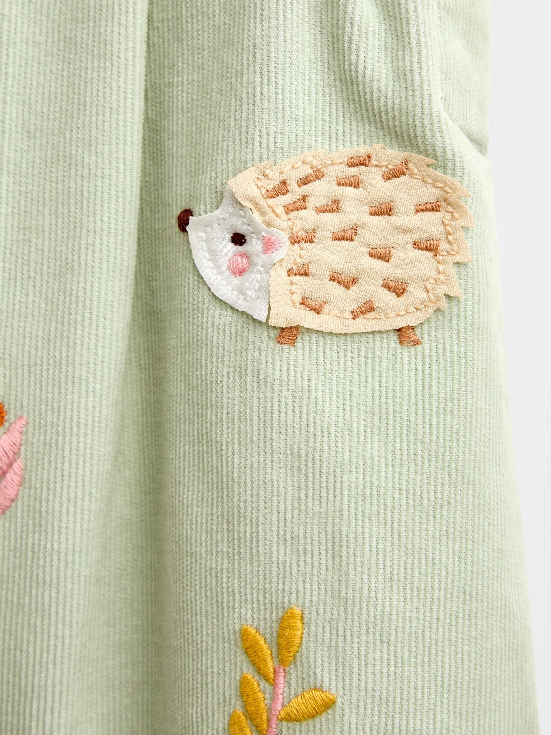 Sage Green Woodland Dungaree & Bodysuit Set - Image 7 of 7
