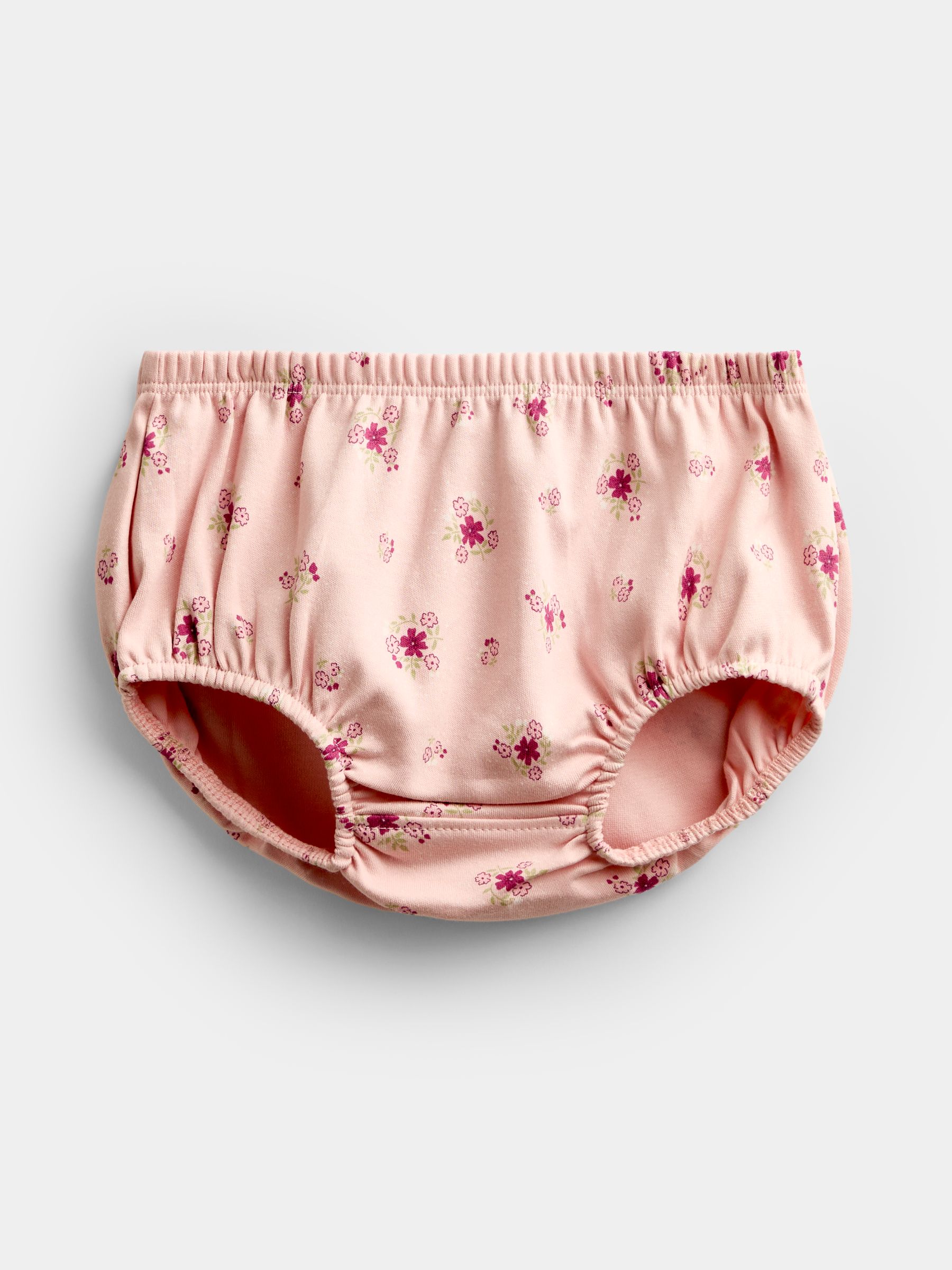 Pink Floral Smocked Dress Set - Image 4 of 6