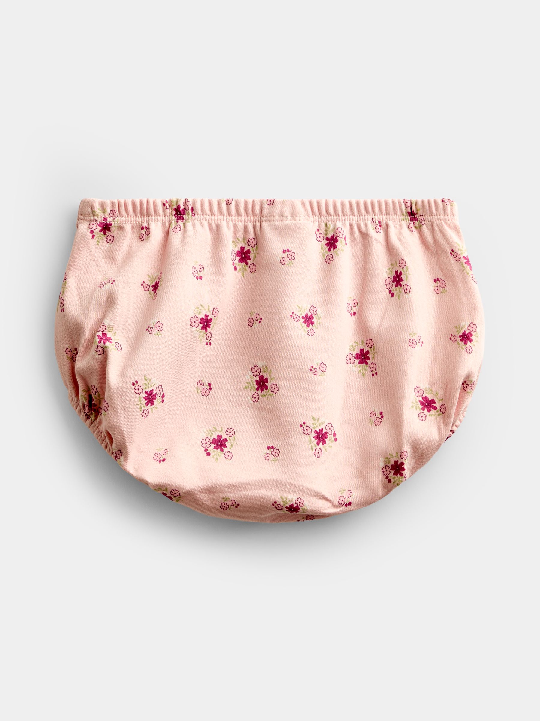 Pink Floral Smocked Dress Set - Image 5 of 6