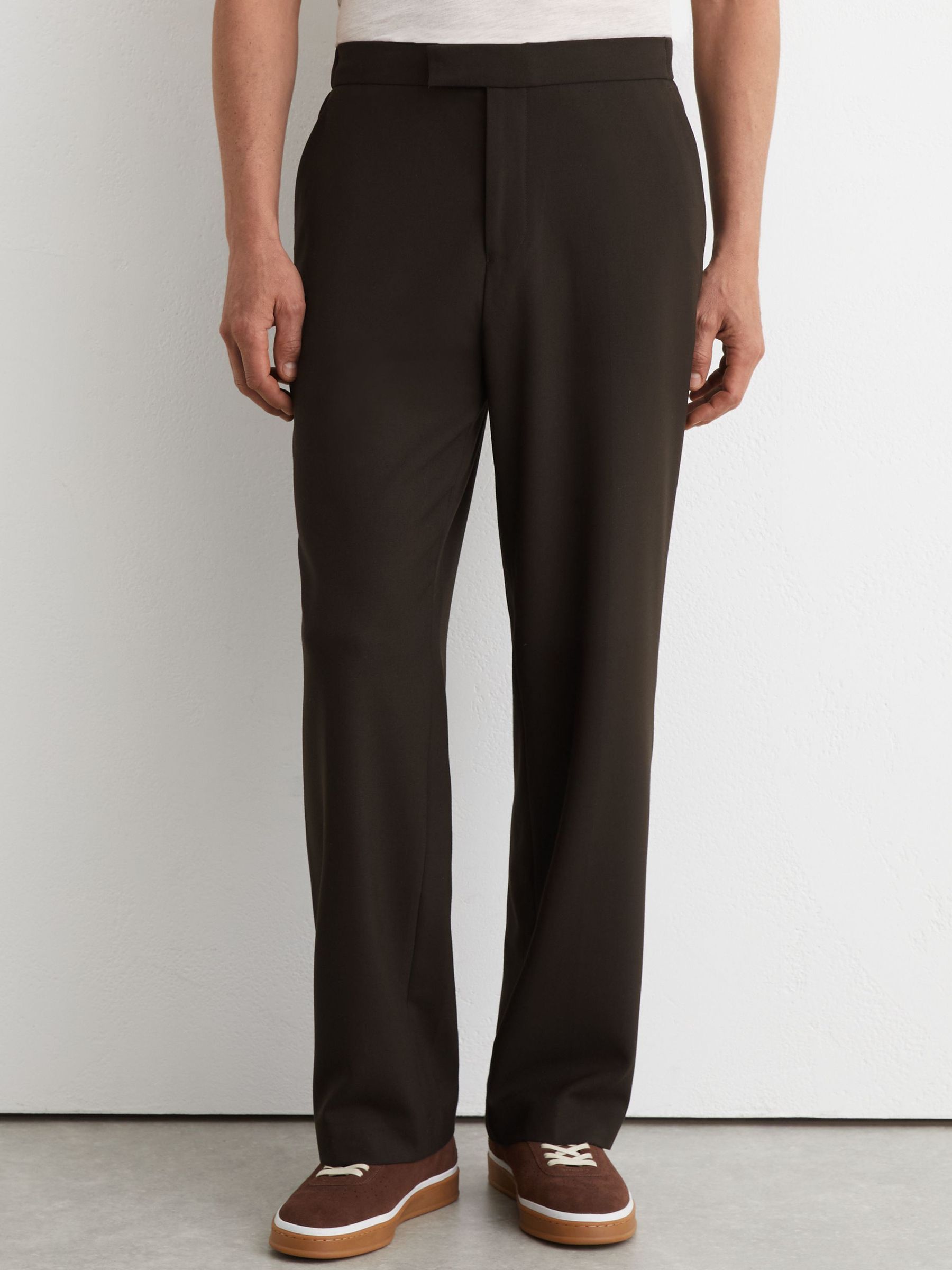 Relaxed Trousers in Brown - Image 3 of 7