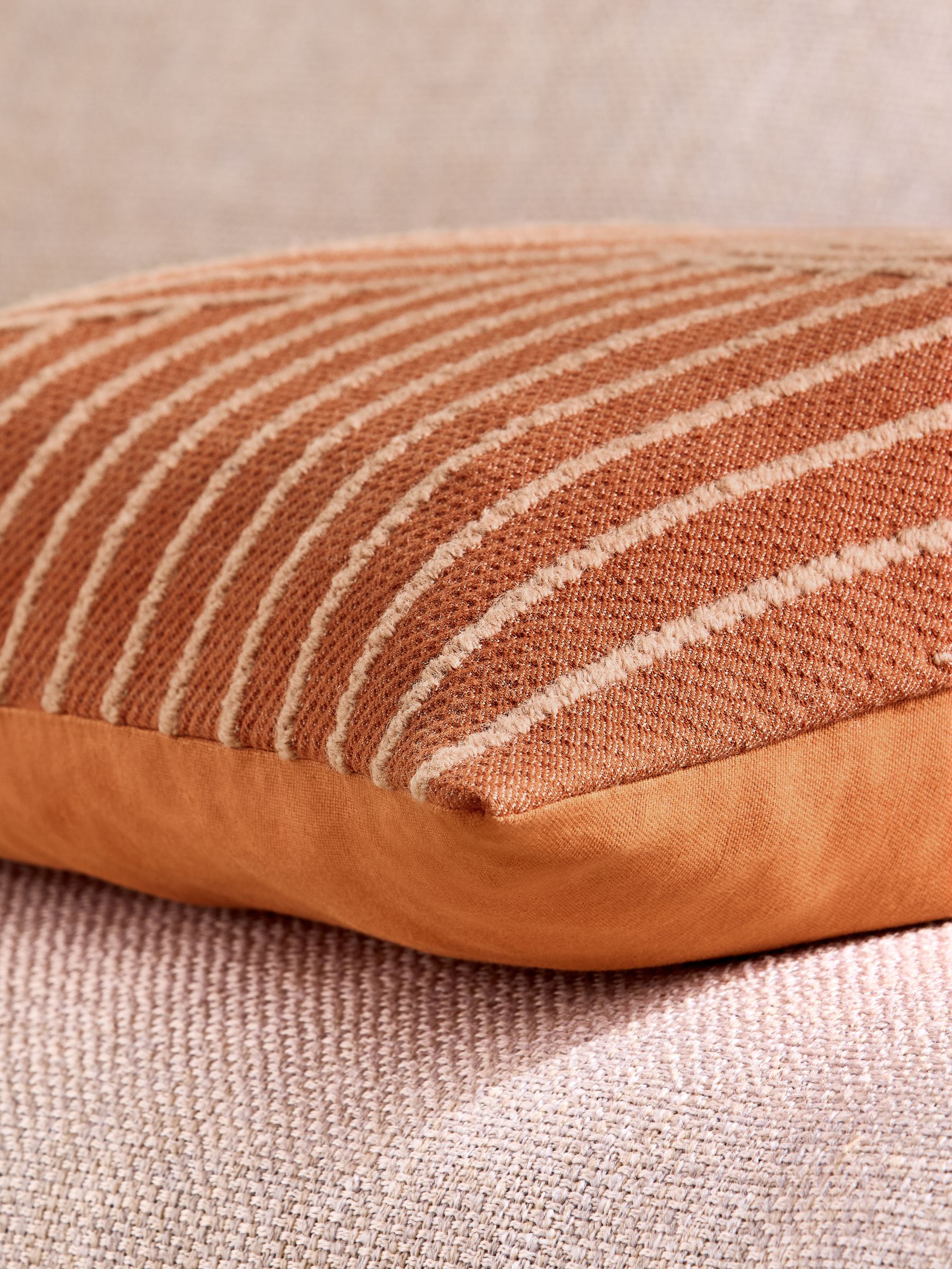 Casey Cushion in Rust - Image 2 of 4