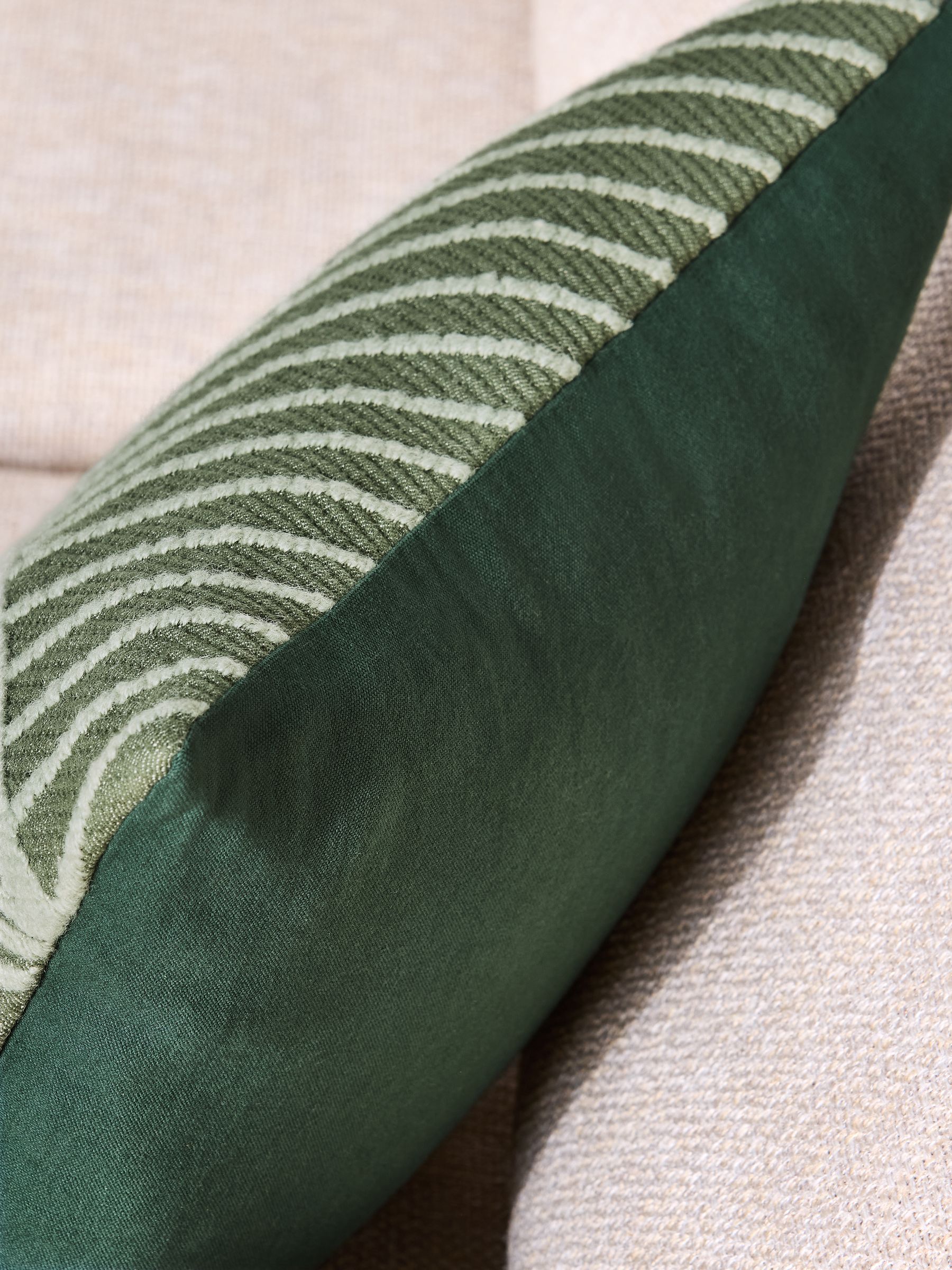 Casey Cushion in Green - Image 2 of 4 Casey Cushion in Green - Image 2 of 4