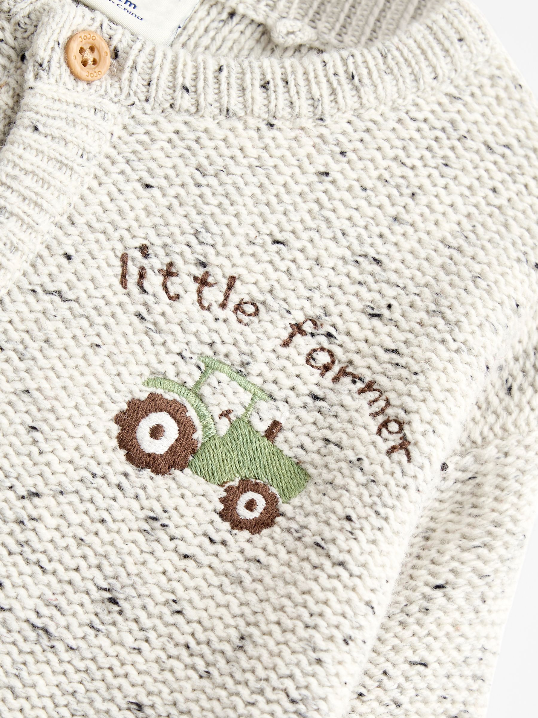 Natural Farmer Little Farmer Knit Cardigan - Image 4 of 4