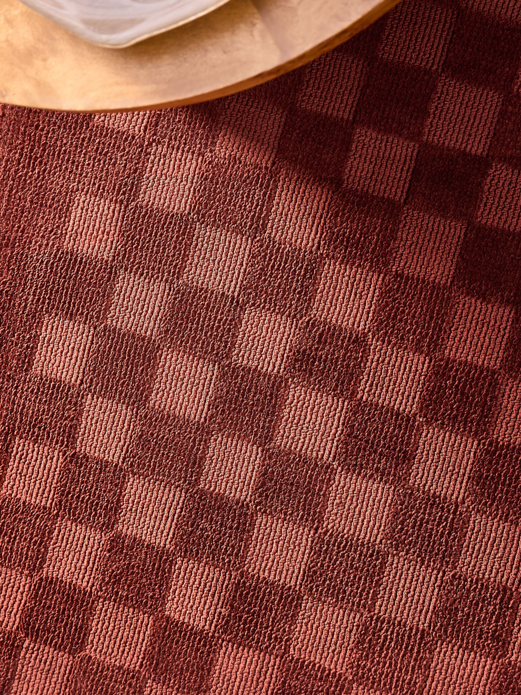 Sibyl Rug in Rust Brown - Image 3 of 5